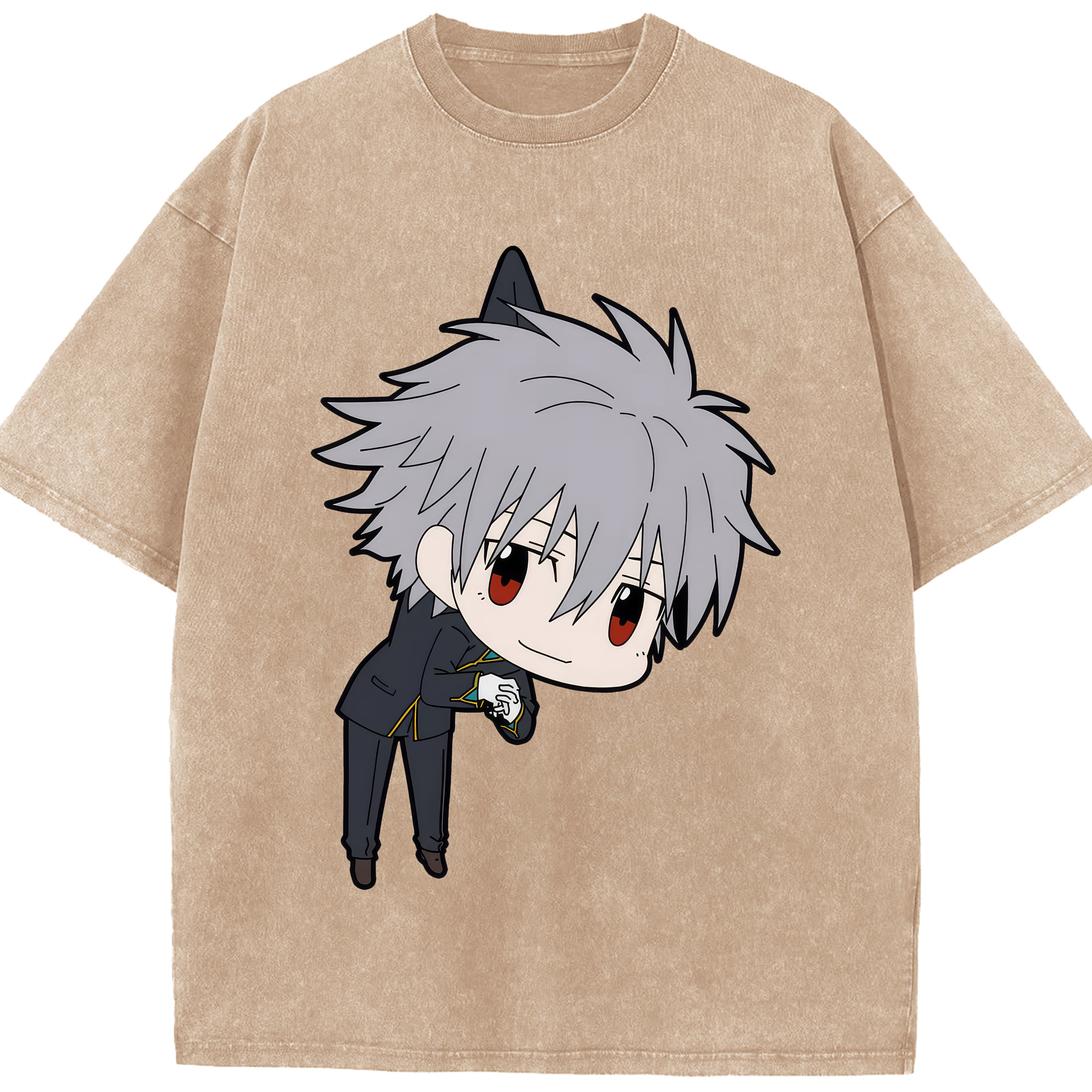 （画像用） EVA 新世紀エヴァンゲリオン 綿100% ヴィンテージ風 半袖Tシャツ（フロントプリント）