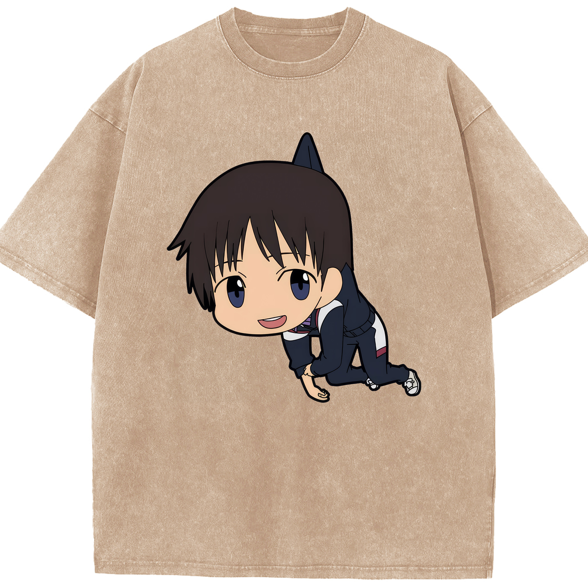 （画像用） EVA 新世紀エヴァンゲリオン 綿100% ヴィンテージ風 半袖Tシャツ（フロントプリント）