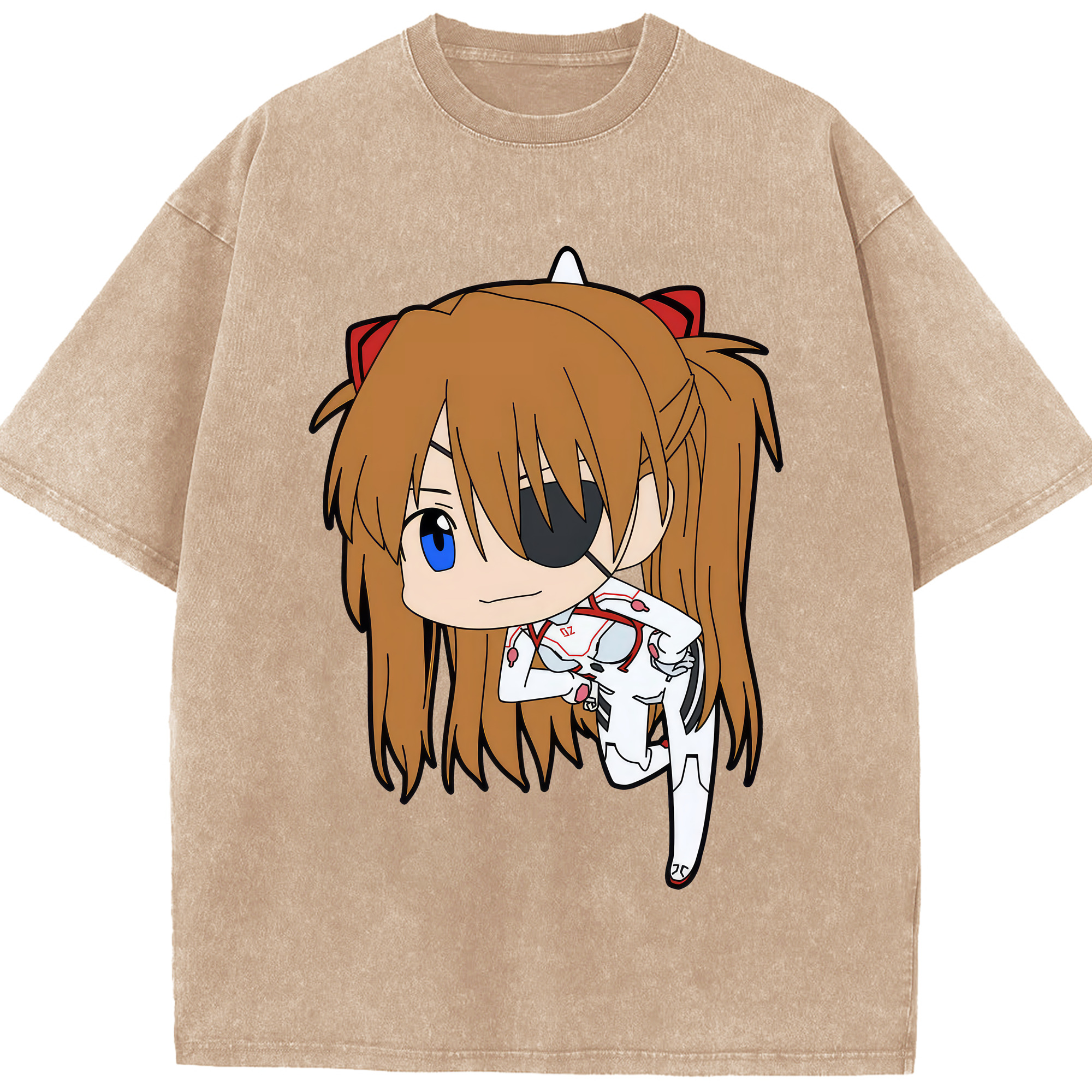 （画像用） EVA 新世紀エヴァンゲリオン 綿100% ヴィンテージ風 半袖Tシャツ（フロントプリント）