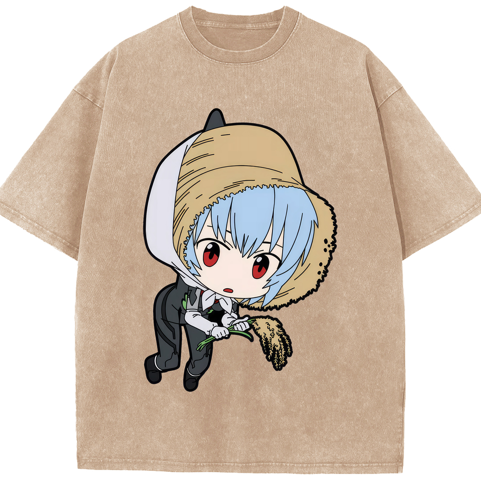 （画像用） EVA 新世紀エヴァンゲリオン 綿100% ヴィンテージ風 半袖Tシャツ（フロントプリント）