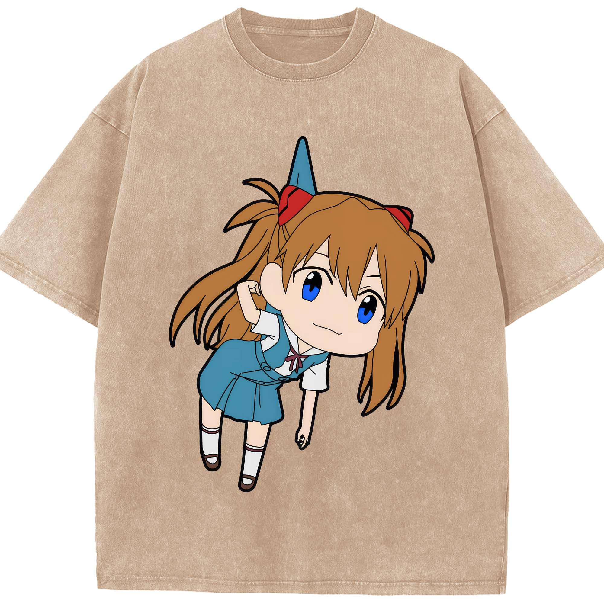 （画像用） EVA 新世紀エヴァンゲリオン 綿100% ヴィンテージ風 半袖Tシャツ（フロントプリント）