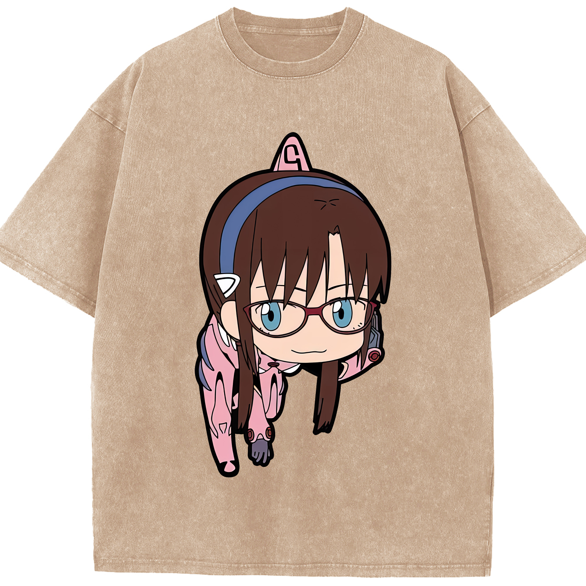 （画像用） EVA 新世紀エヴァンゲリオン 綿100% ヴィンテージ風 半袖Tシャツ（フロントプリント）