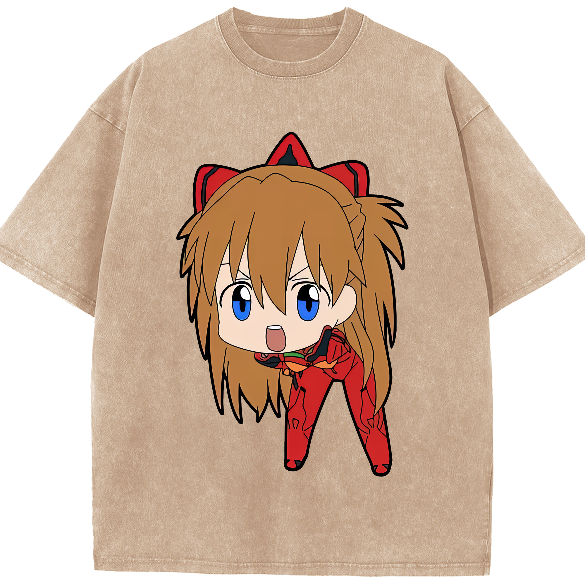 （画像用） EVA 新世紀エヴァンゲリオン 綿100% ヴィンテージ風 半袖Tシャツ（フロントプリント）