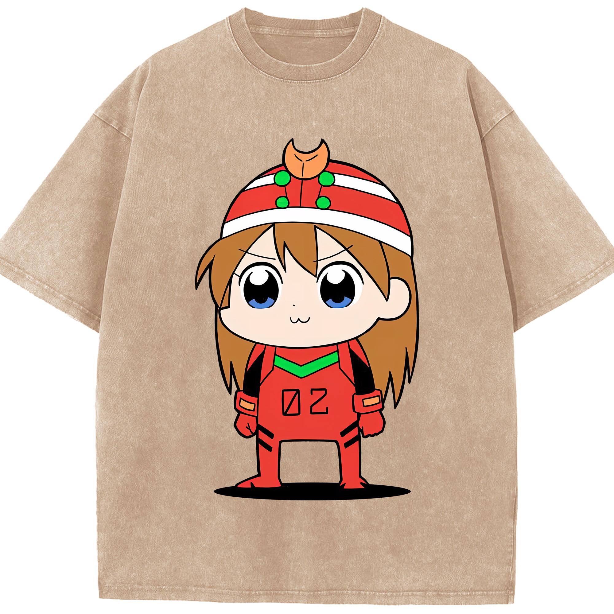 （画像用） EVA 新世紀エヴァンゲリオン 綿100% ヴィンテージ風 半袖Tシャツ（フロントプリント）
