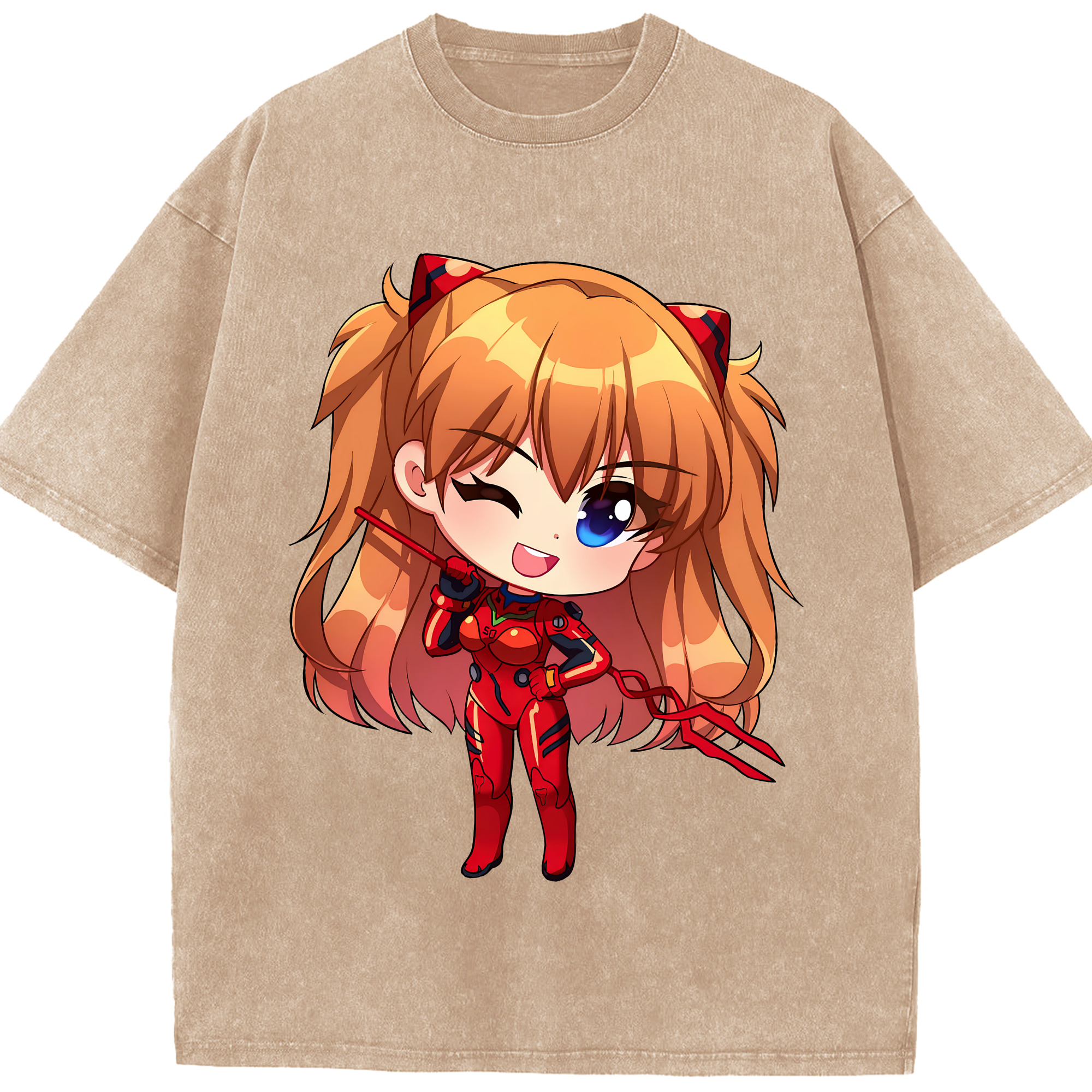 （画像用） EVA 新世紀エヴァンゲリオン 綿100% ヴィンテージ風 半袖Tシャツ（フロントプリント）