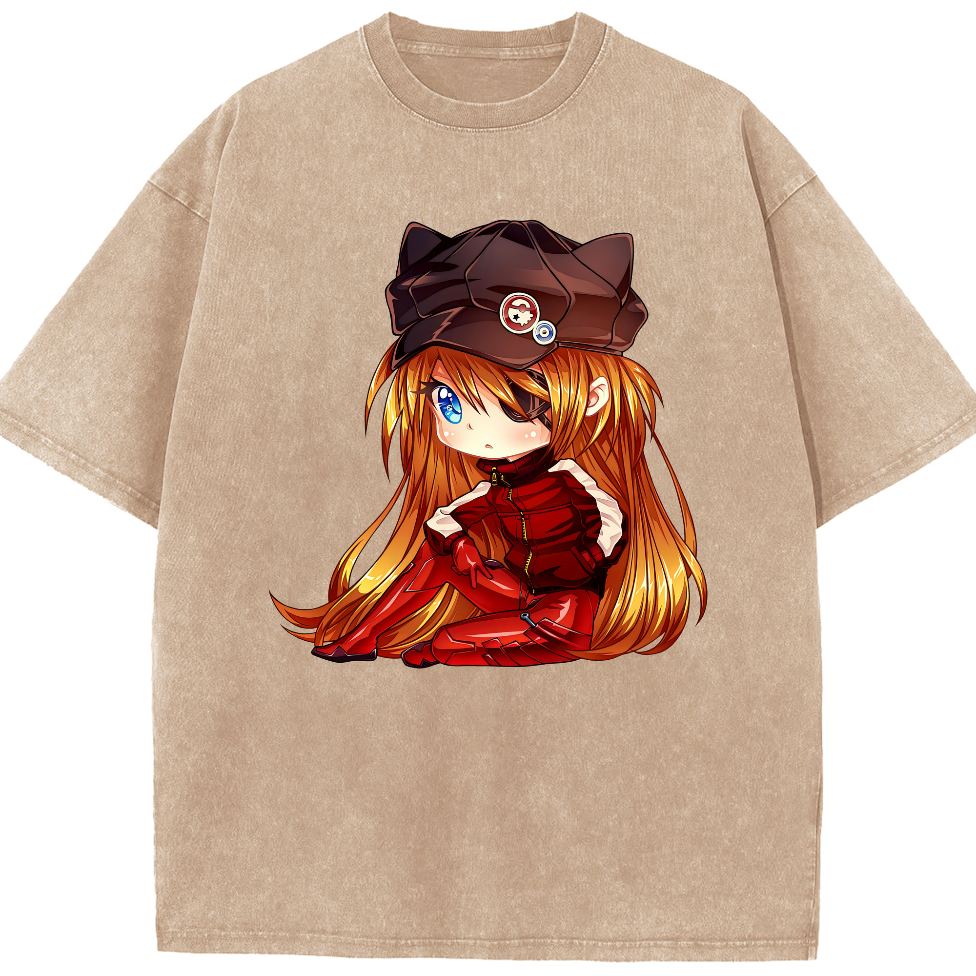 （画像用） EVA 新世紀エヴァンゲリオン 綿100% ヴィンテージ風 半袖Tシャツ（フロントプリント）