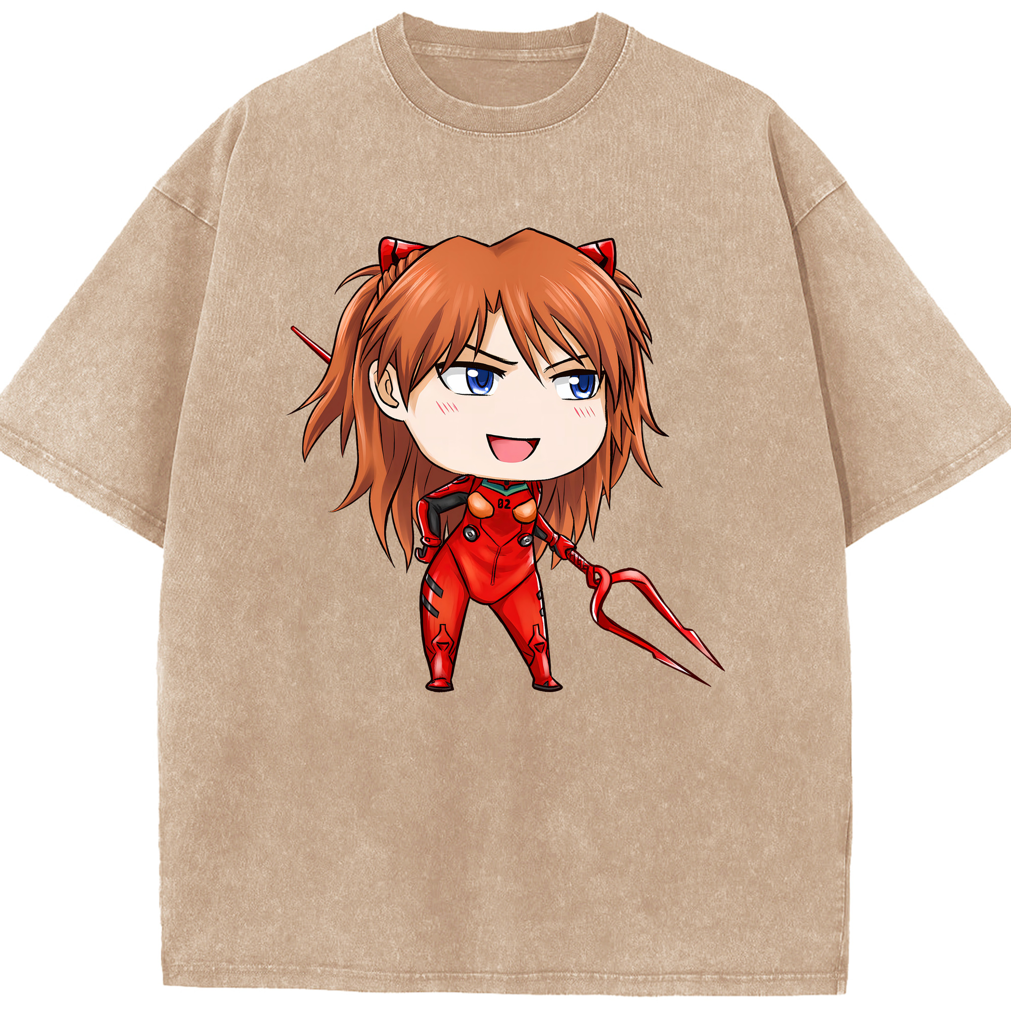 （画像用） EVA 新世紀エヴァンゲリオン 綿100% ヴィンテージ風 半袖Tシャツ（フロントプリント）