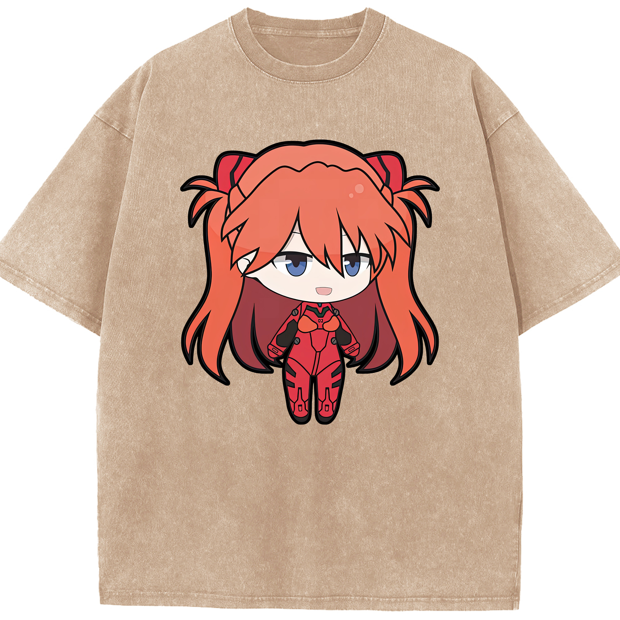 （画像用） EVA 新世紀エヴァンゲリオン 綿100% ヴィンテージ風 半袖Tシャツ（フロントプリント）