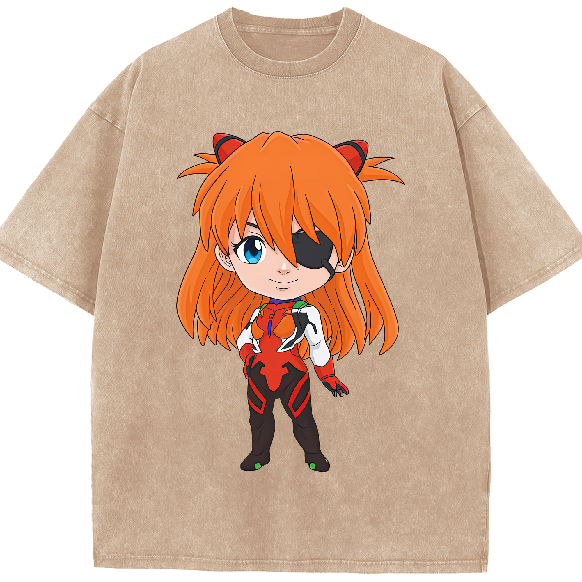 （画像用） EVA 新世紀エヴァンゲリオン 綿100% ヴィンテージ風 半袖Tシャツ（フロントプリント）