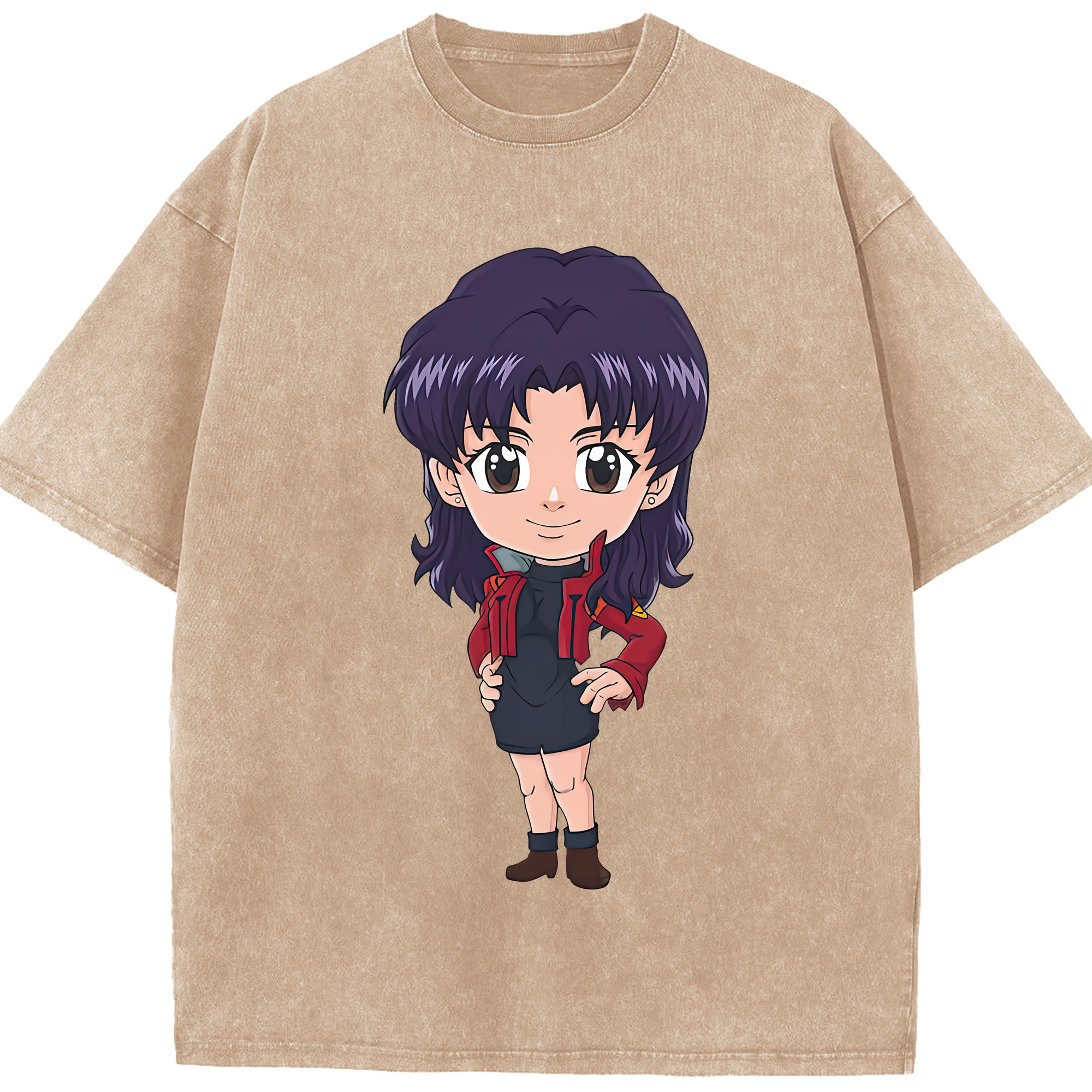（画像用） EVA 新世紀エヴァンゲリオン 綿100% ヴィンテージ風 半袖Tシャツ（フロントプリント）