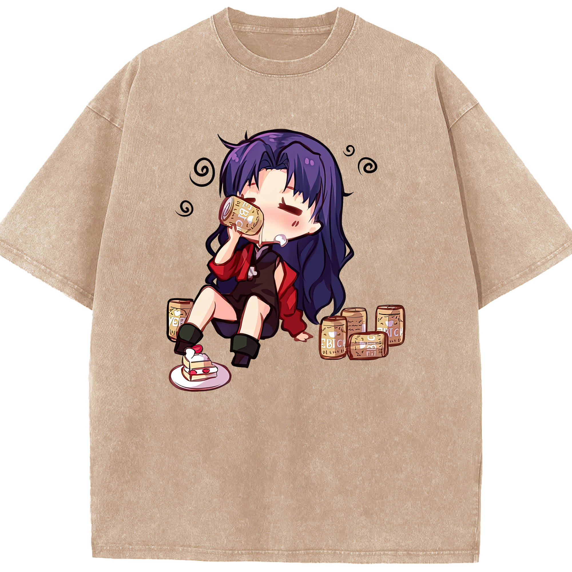 （画像用） EVA 新世紀エヴァンゲリオン 綿100% ヴィンテージ風 半袖Tシャツ（フロントプリント）