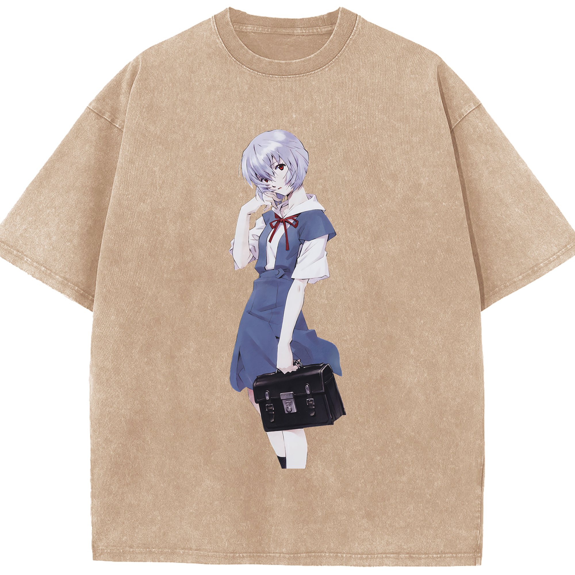 （画像用） EVA 新世紀エヴァンゲリオン 綿100% ヴィンテージ風 半袖Tシャツ（フロントプリント）