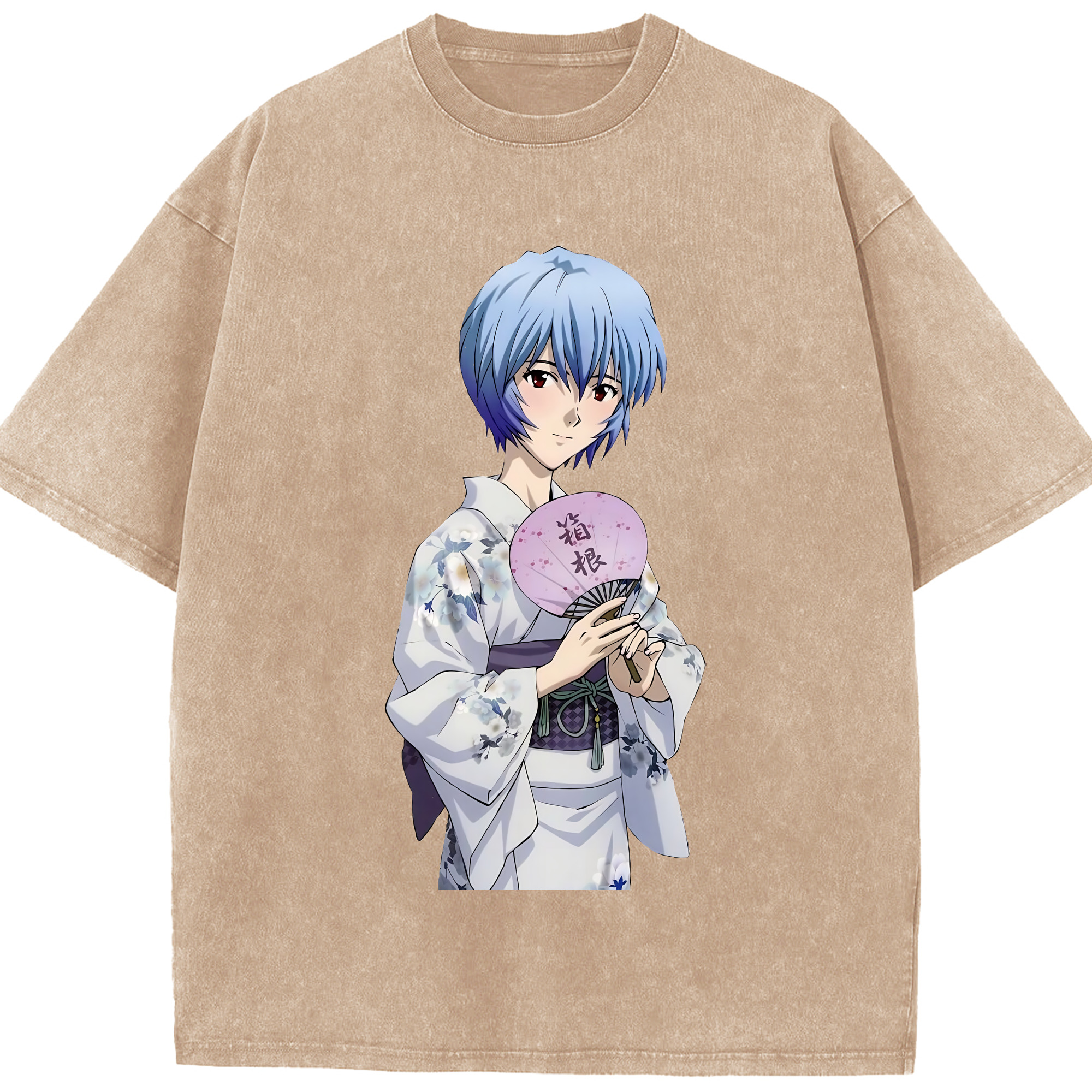 （画像用） EVA 新世紀エヴァンゲリオン 綿100% ヴィンテージ風 半袖Tシャツ（フロントプリント）