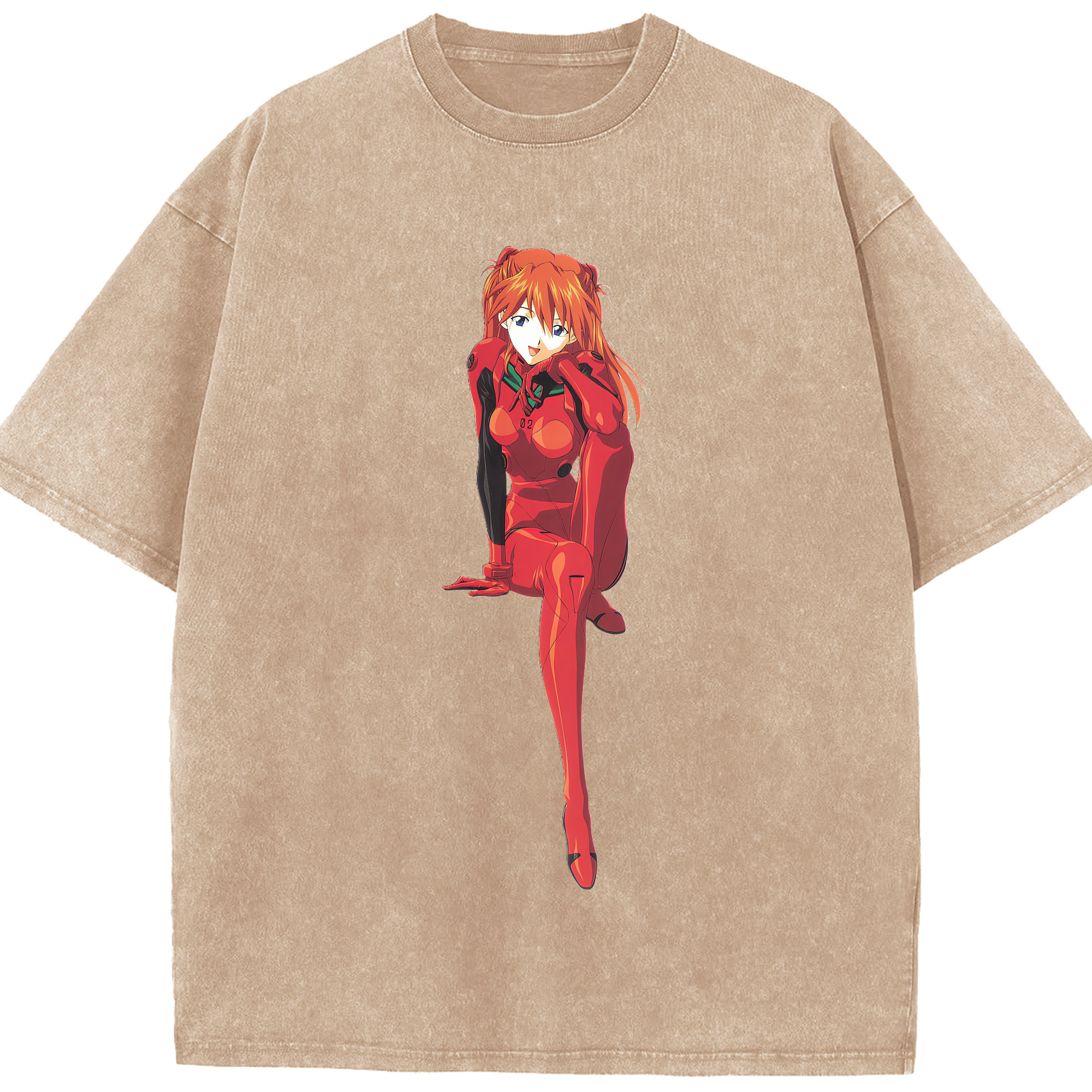 （画像用） EVA 新世紀エヴァンゲリオン 綿100% ヴィンテージ風 半袖Tシャツ（フロントプリント）