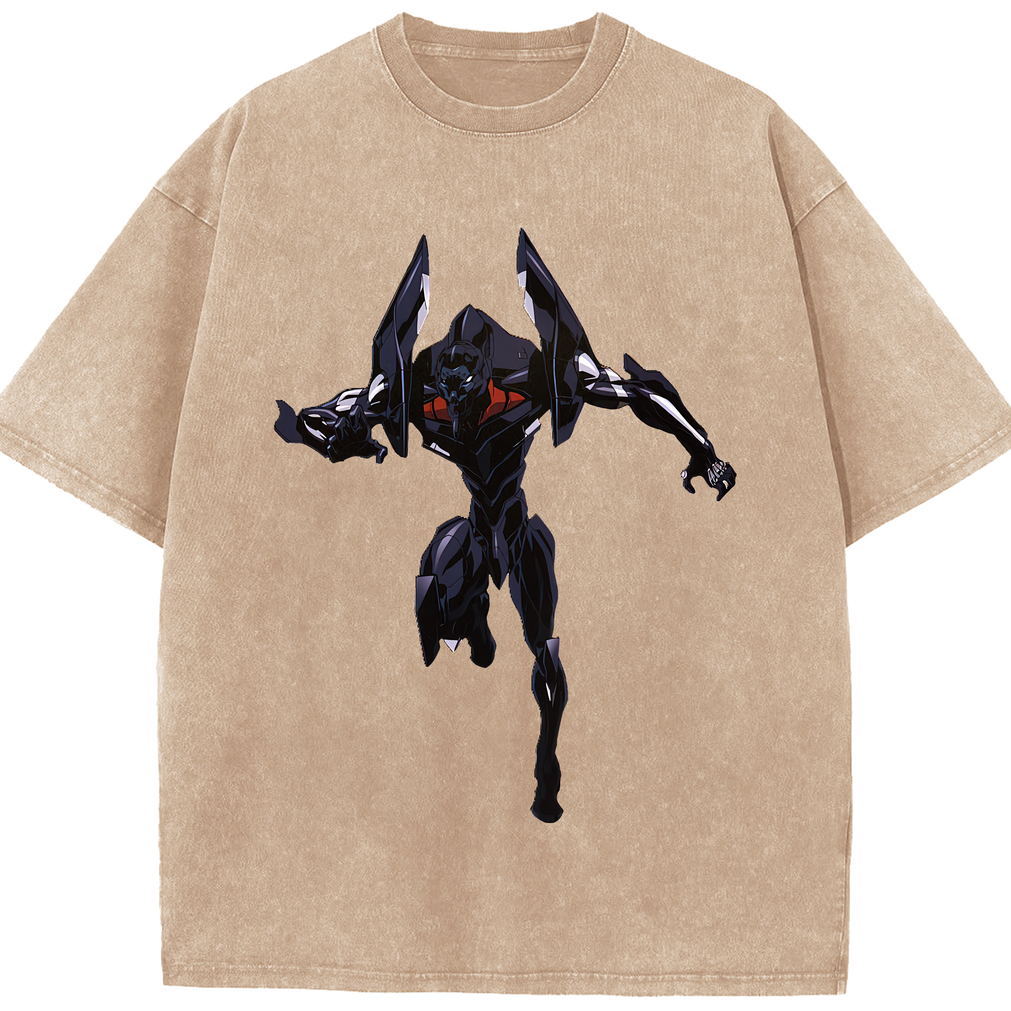 （画像用） EVA 新世紀エヴァンゲリオン 綿100% ヴィンテージ風 半袖Tシャツ（フロントプリント）