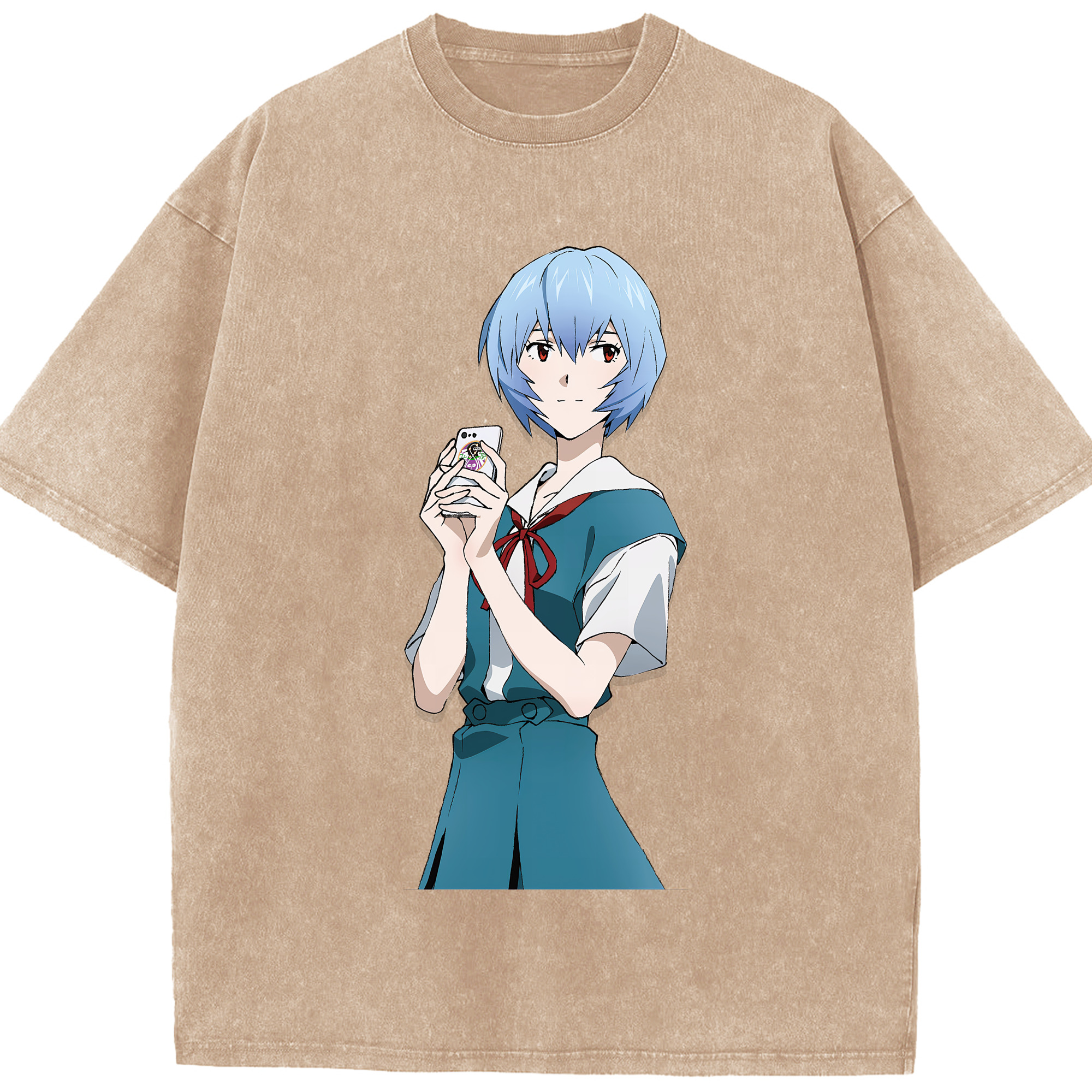 （画像用） EVA 新世紀エヴァンゲリオン 綿100% ヴィンテージ風 半袖Tシャツ（フロントプリント）