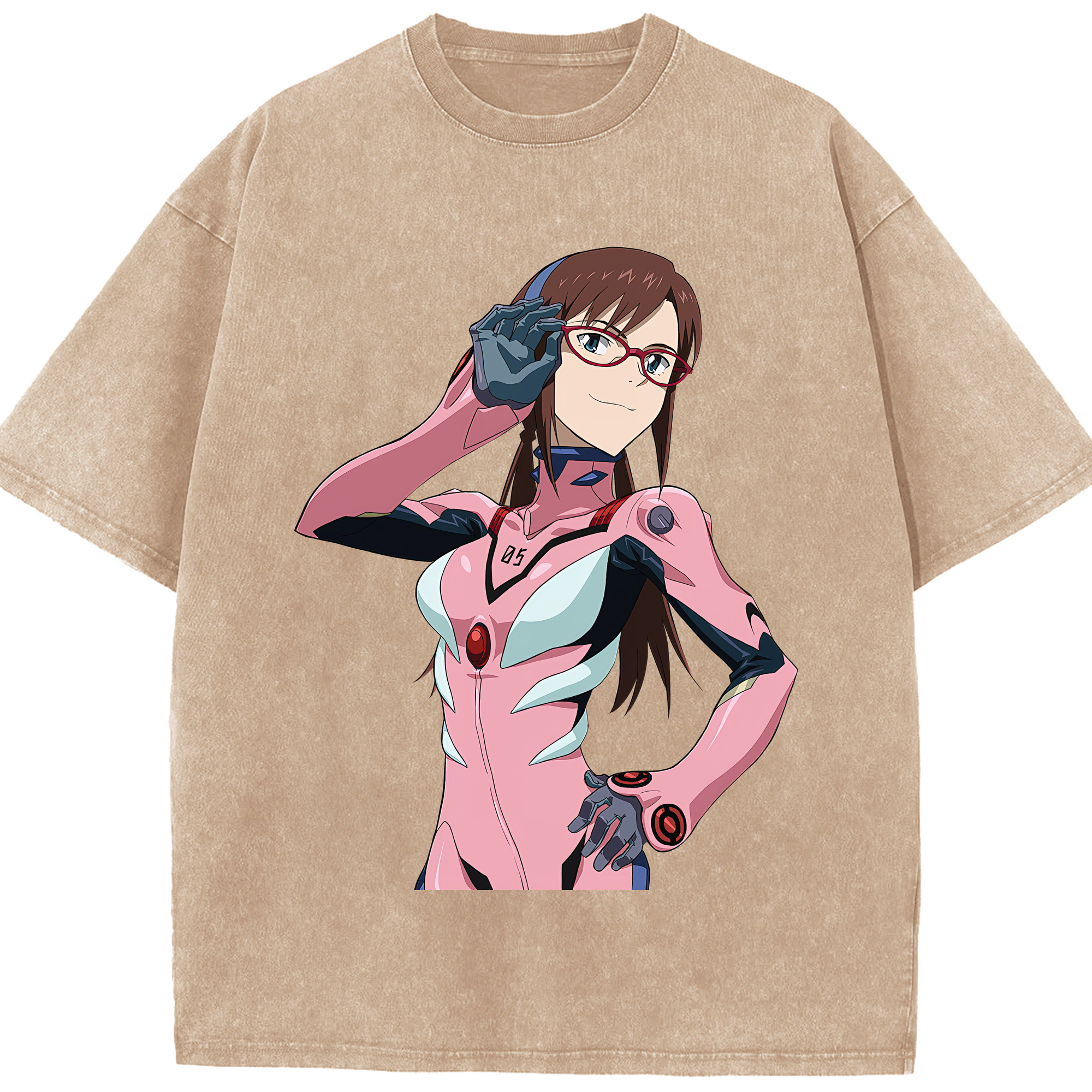 （画像用） EVA 新世紀エヴァンゲリオン 綿100% ヴィンテージ風 半袖Tシャツ（フロントプリント）