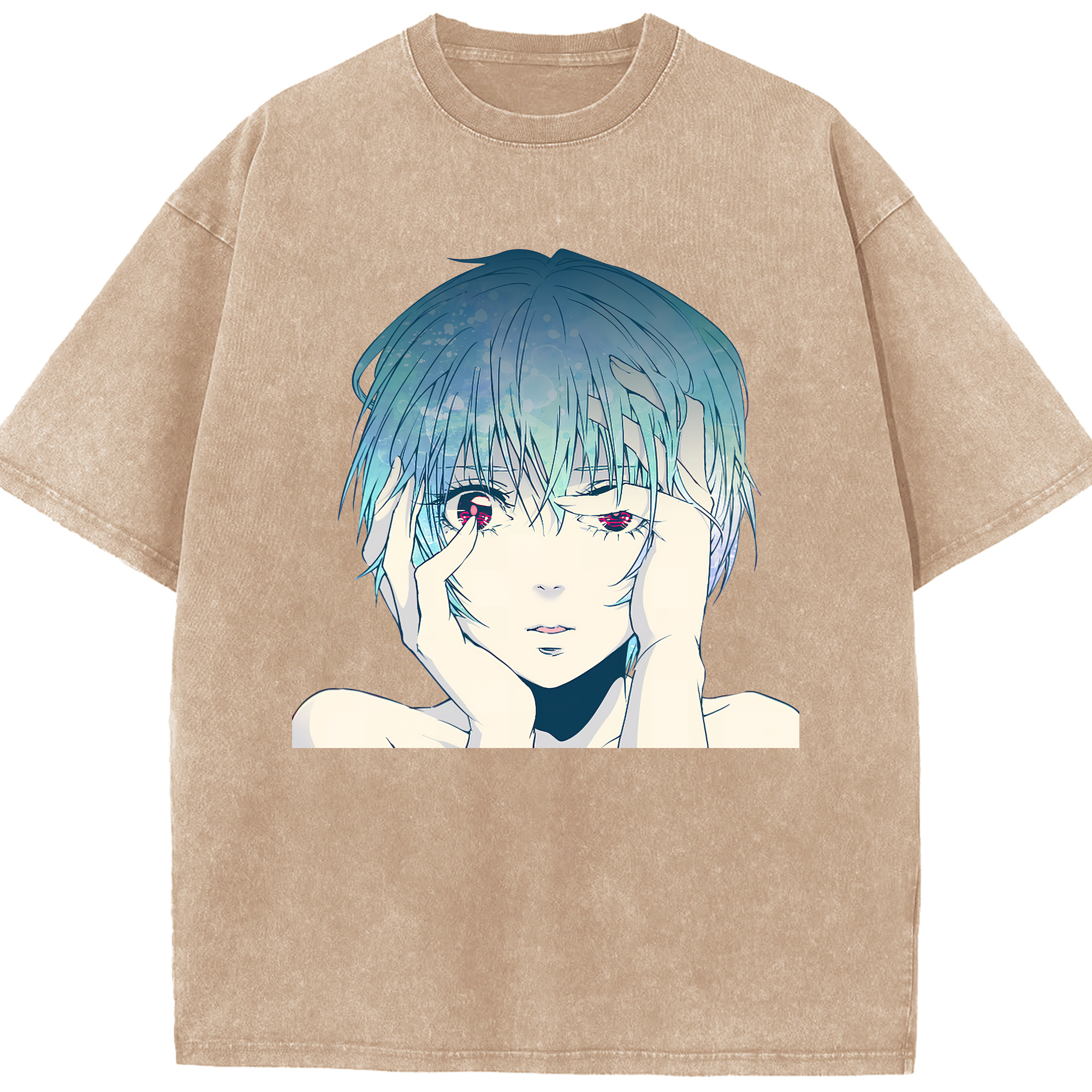 （画像用） EVA 新世紀エヴァンゲリオン 綿100% ヴィンテージ風 半袖Tシャツ（フロントプリント）