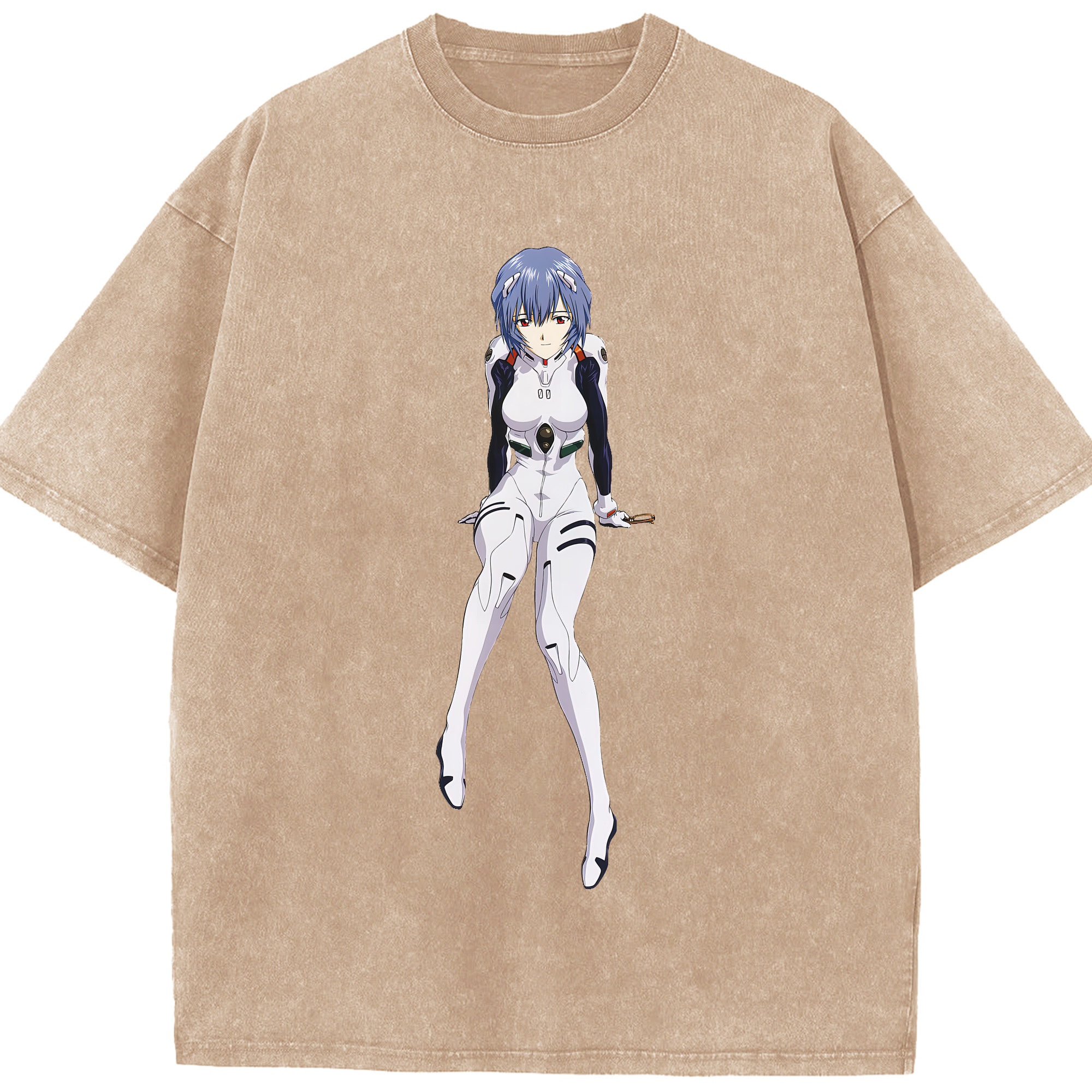（画像用） EVA 新世紀エヴァンゲリオン 綿100% ヴィンテージ風 半袖Tシャツ（フロントプリント）