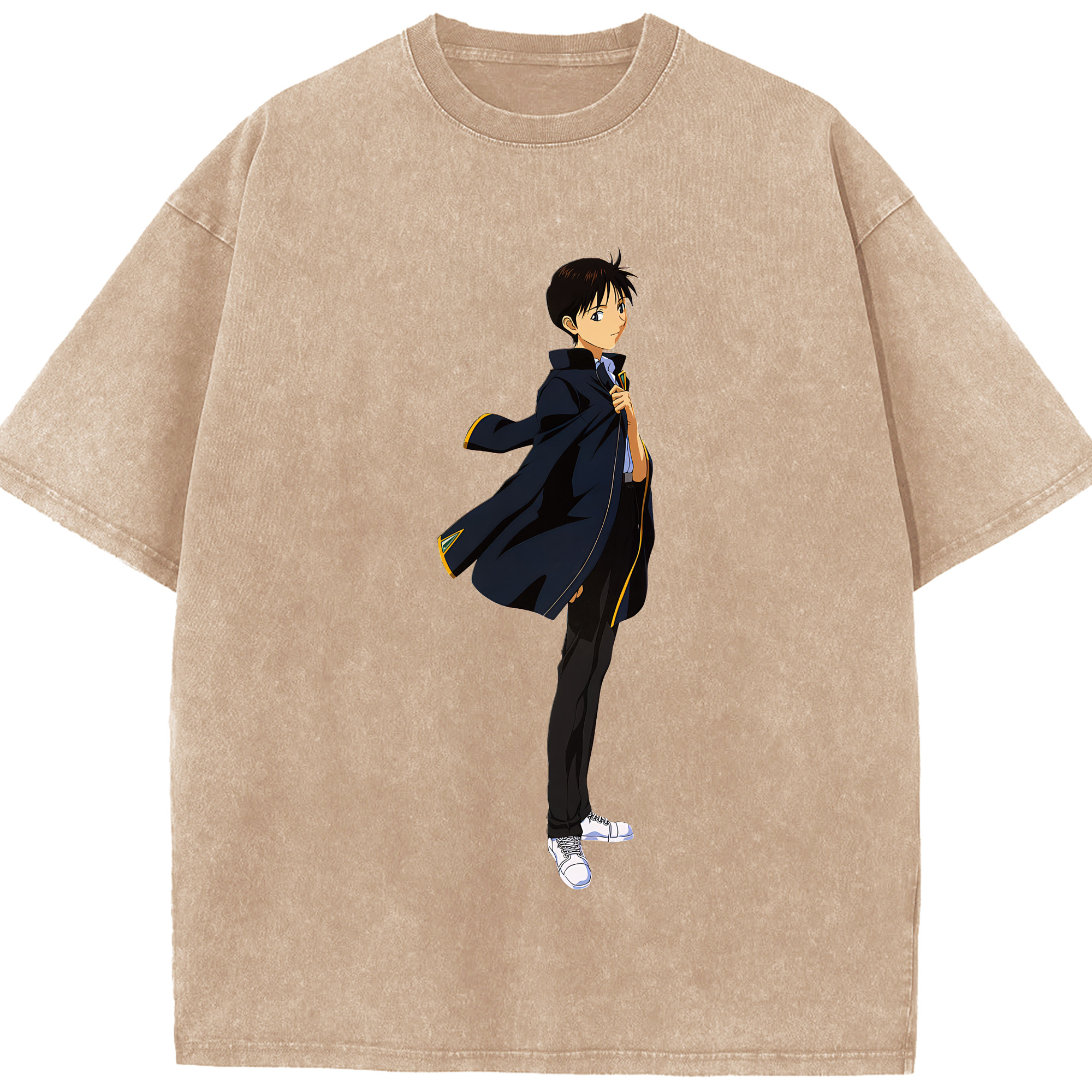 （画像用） EVA 新世紀エヴァンゲリオン 綿100% ヴィンテージ風 半袖Tシャツ（フロントプリント）