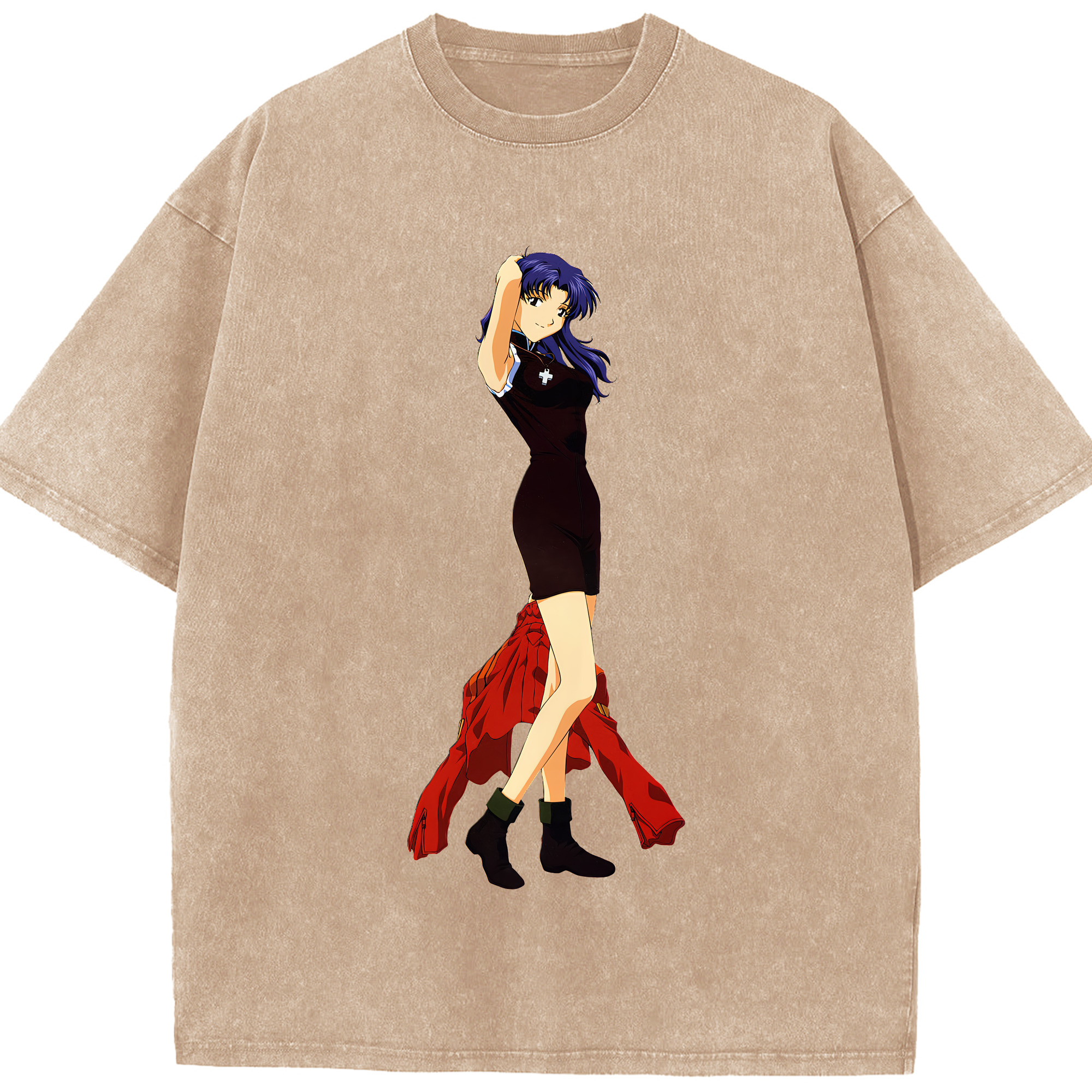 （画像用） EVA 新世紀エヴァンゲリオン 綿100% ヴィンテージ風 半袖Tシャツ（フロントプリント）