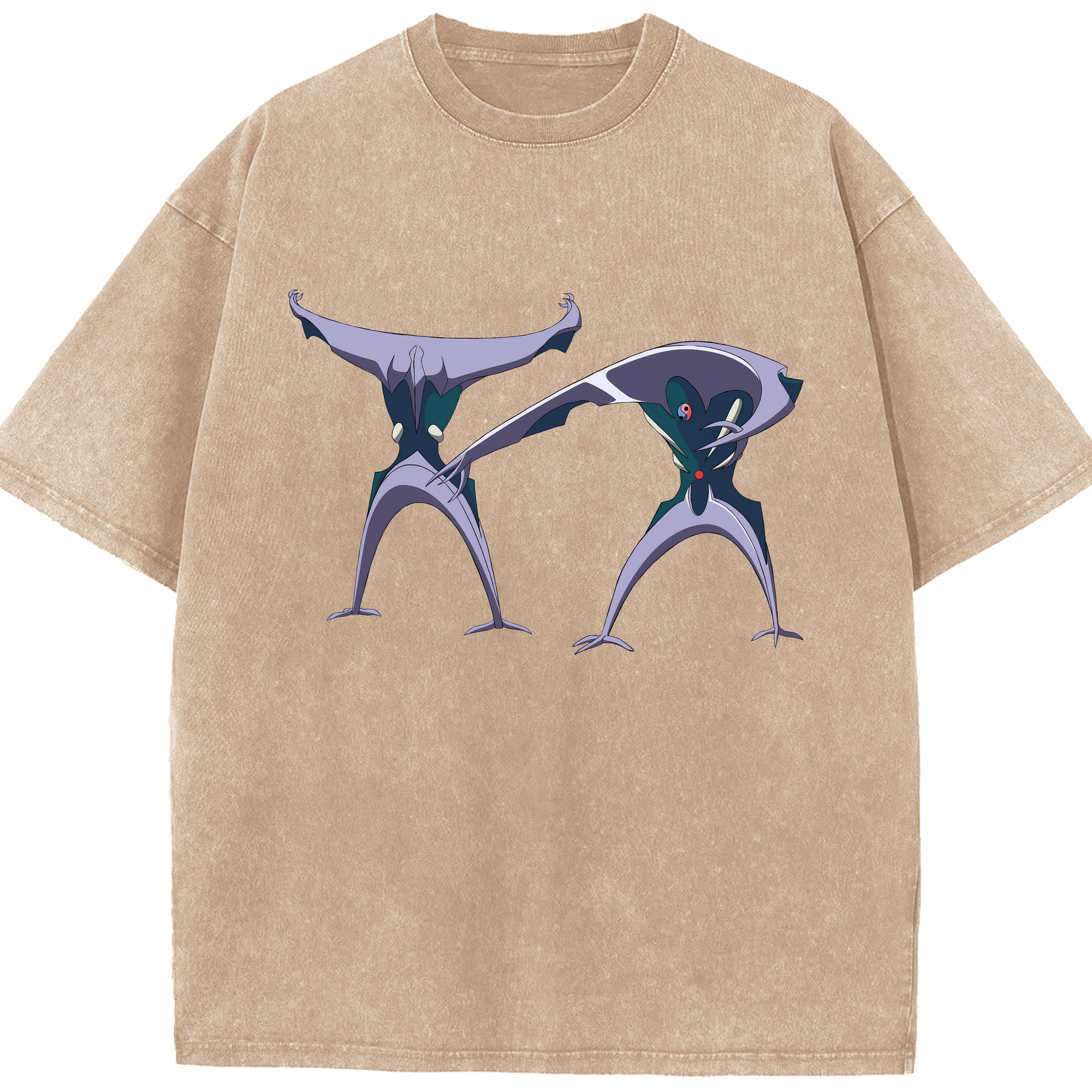 （画像用） EVA 新世紀エヴァンゲリオン 綿100% ヴィンテージ風 半袖Tシャツ（フロントプリント）