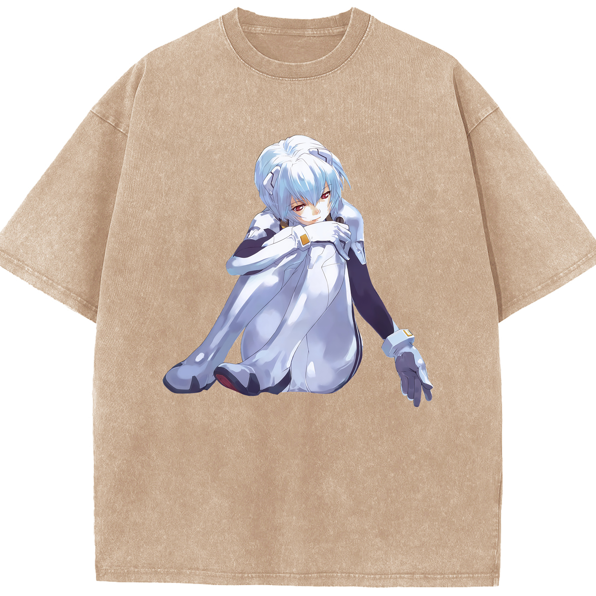 （画像用） EVA 新世紀エヴァンゲリオン 綿100% ヴィンテージ風 半袖Tシャツ（フロントプリント）