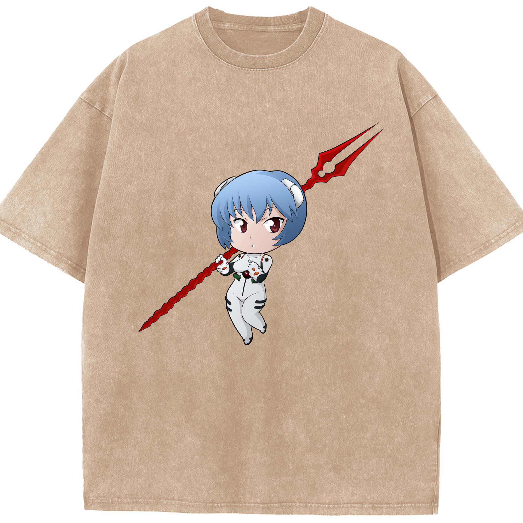 （画像用） EVA 新世紀エヴァンゲリオン 綿100% ヴィンテージ風 半袖Tシャツ（フロントプリント）