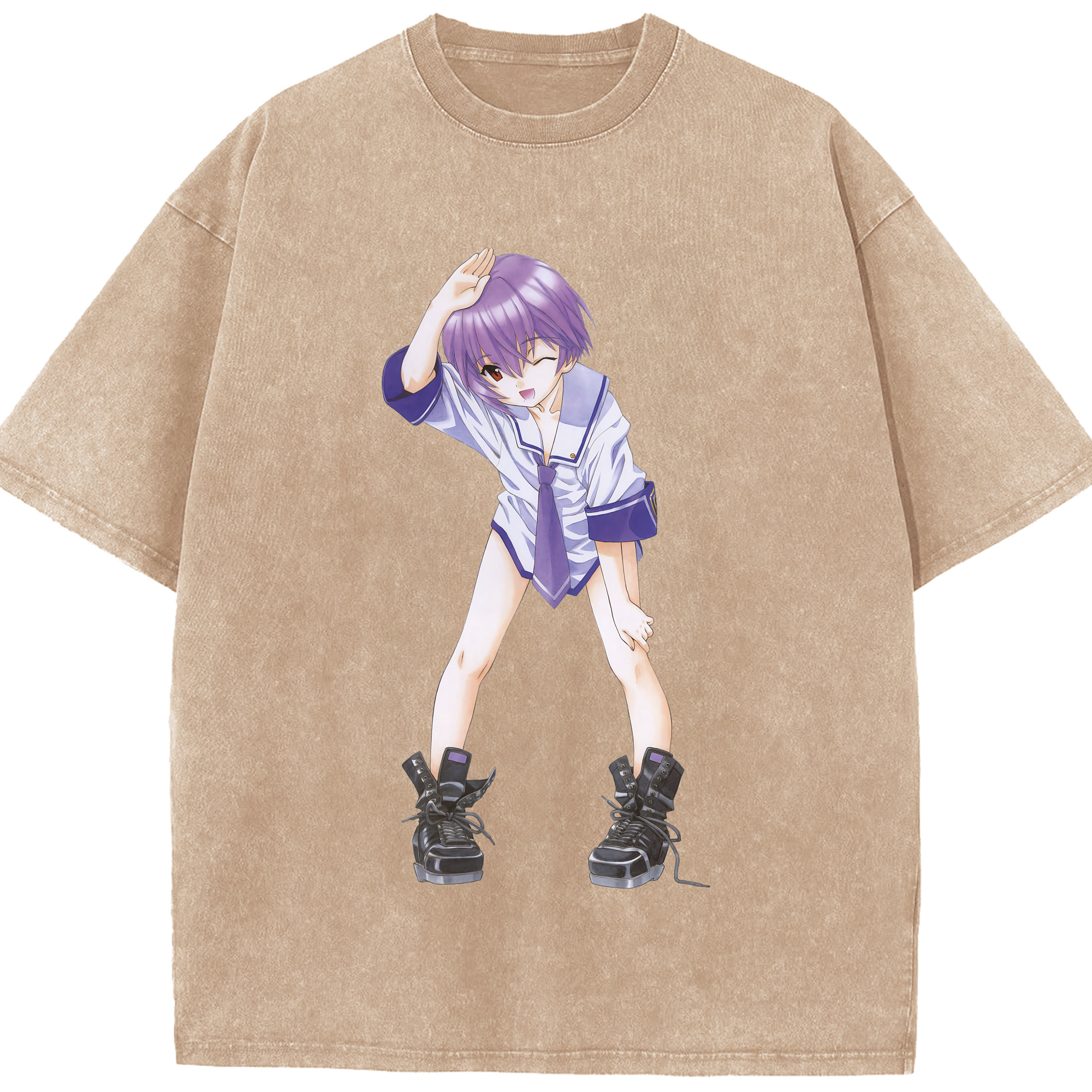 （画像用） EVA 新世紀エヴァンゲリオン 綿100% ヴィンテージ風 半袖Tシャツ（フロントプリント）