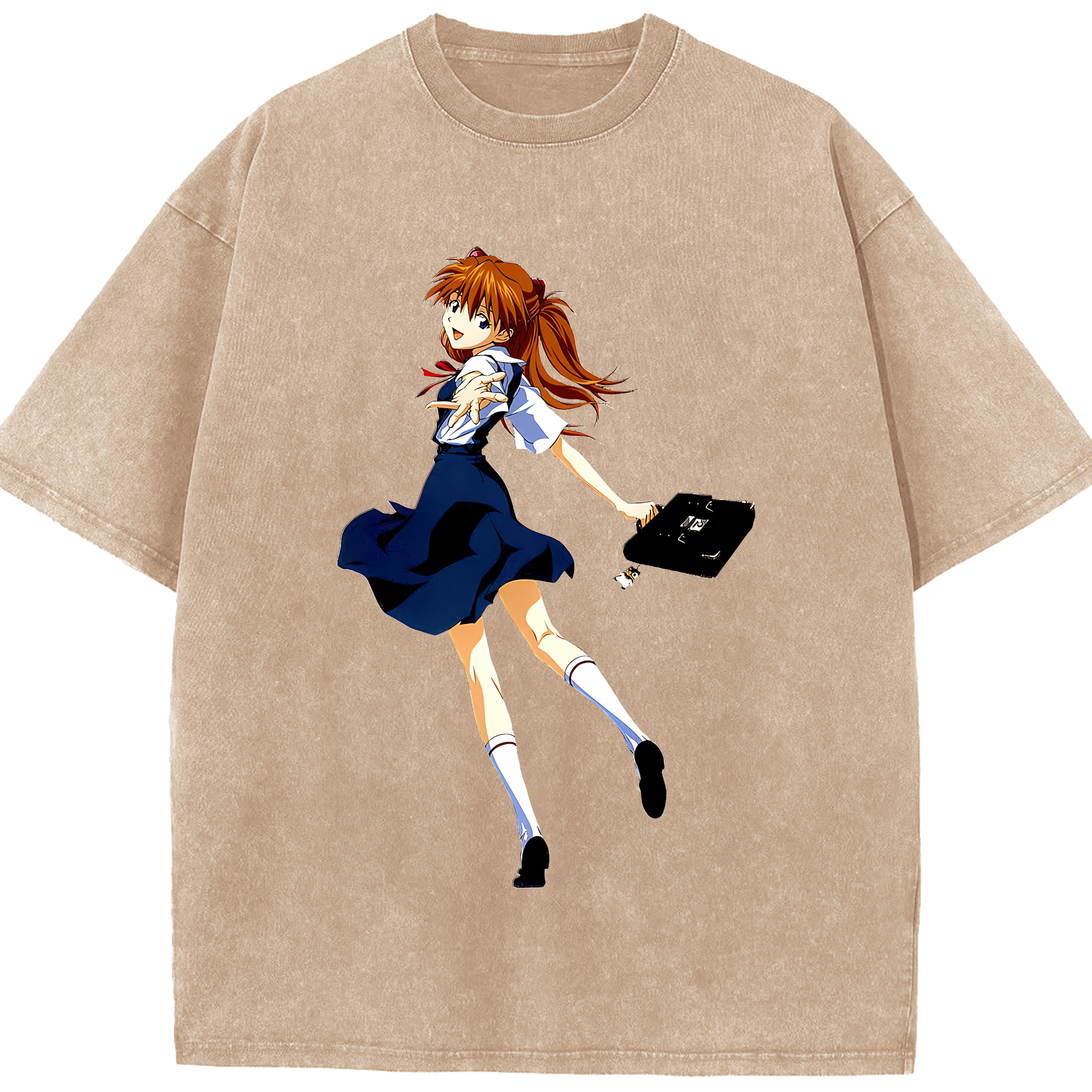 （画像用） EVA 新世紀エヴァンゲリオン 綿100% ヴィンテージ風 半袖Tシャツ（フロントプリント）