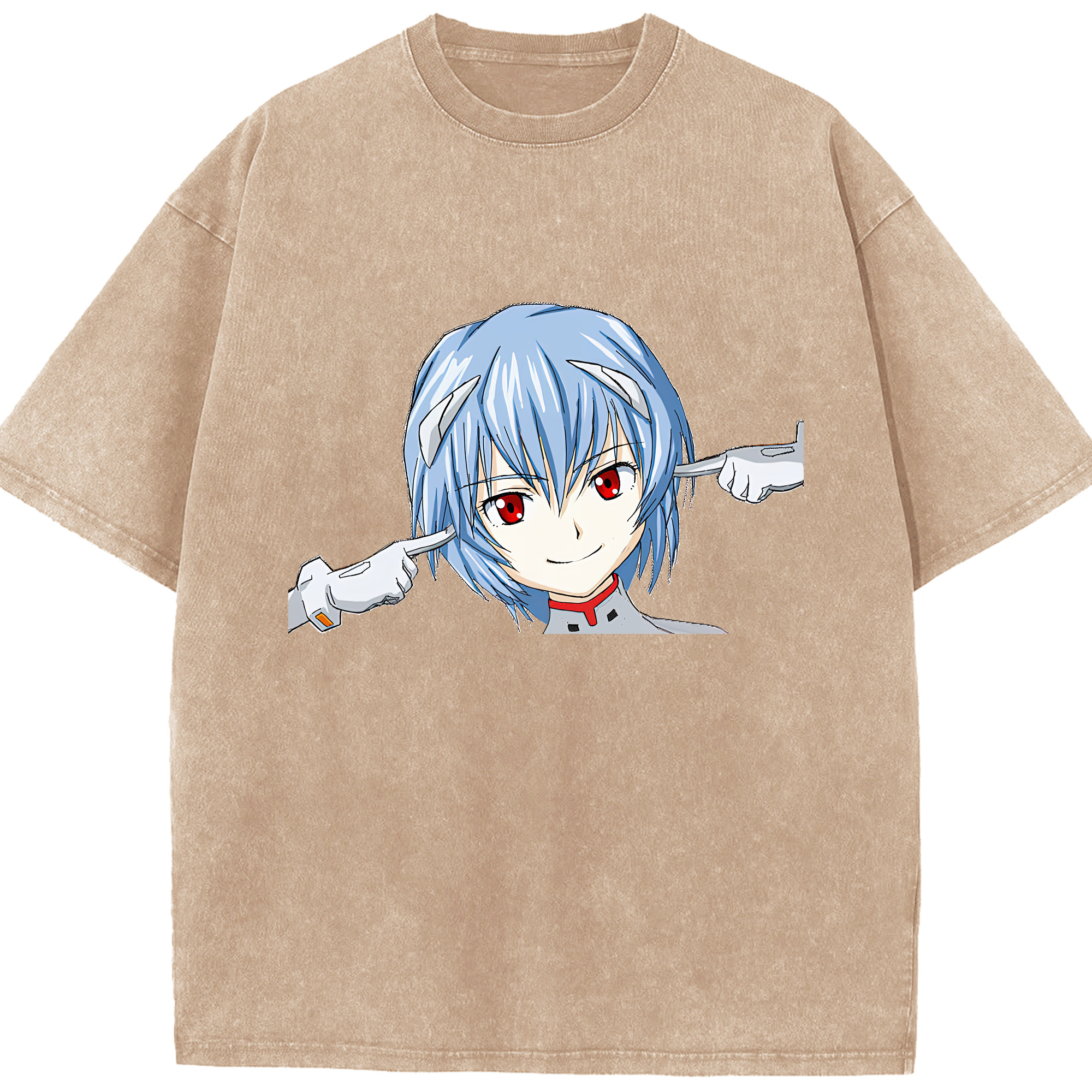 （画像用） EVA 新世紀エヴァンゲリオン 綿100% ヴィンテージ風 半袖Tシャツ（フロントプリント）