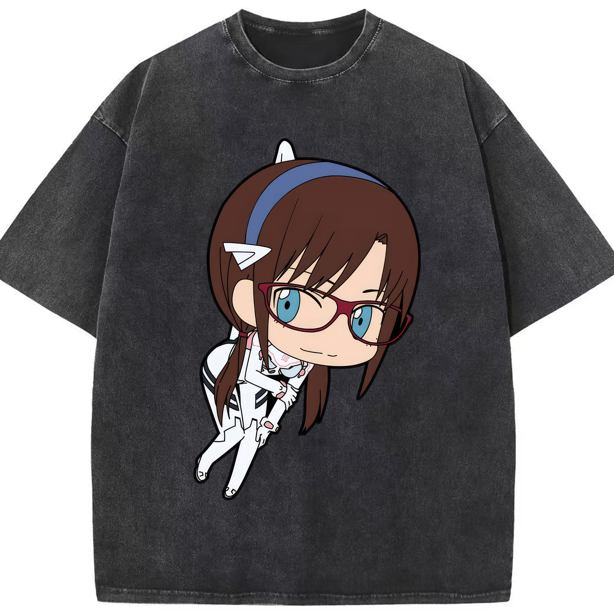 （画像用） EVA 新世紀エヴァンゲリオン 綿100% ヴィンテージ風 半袖Tシャツ（フロントプリント）