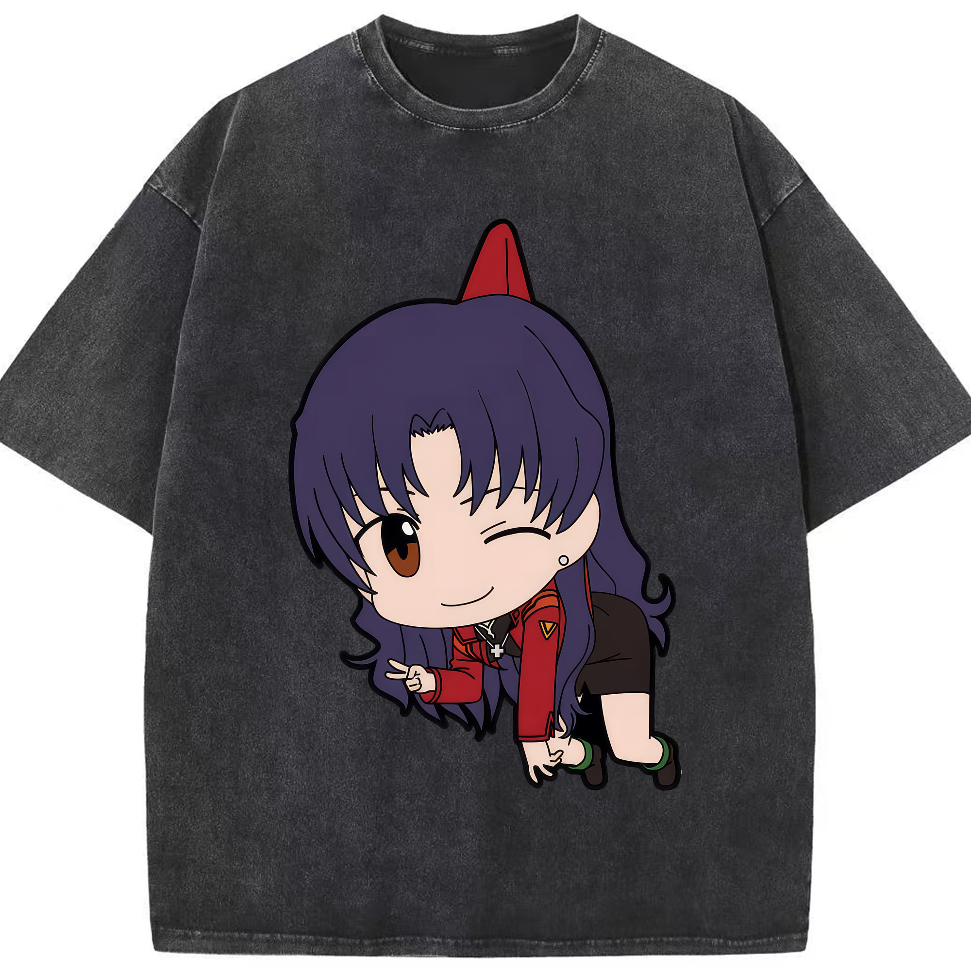（画像用） EVA 新世紀エヴァンゲリオン 綿100% ヴィンテージ風 半袖Tシャツ（フロントプリント）