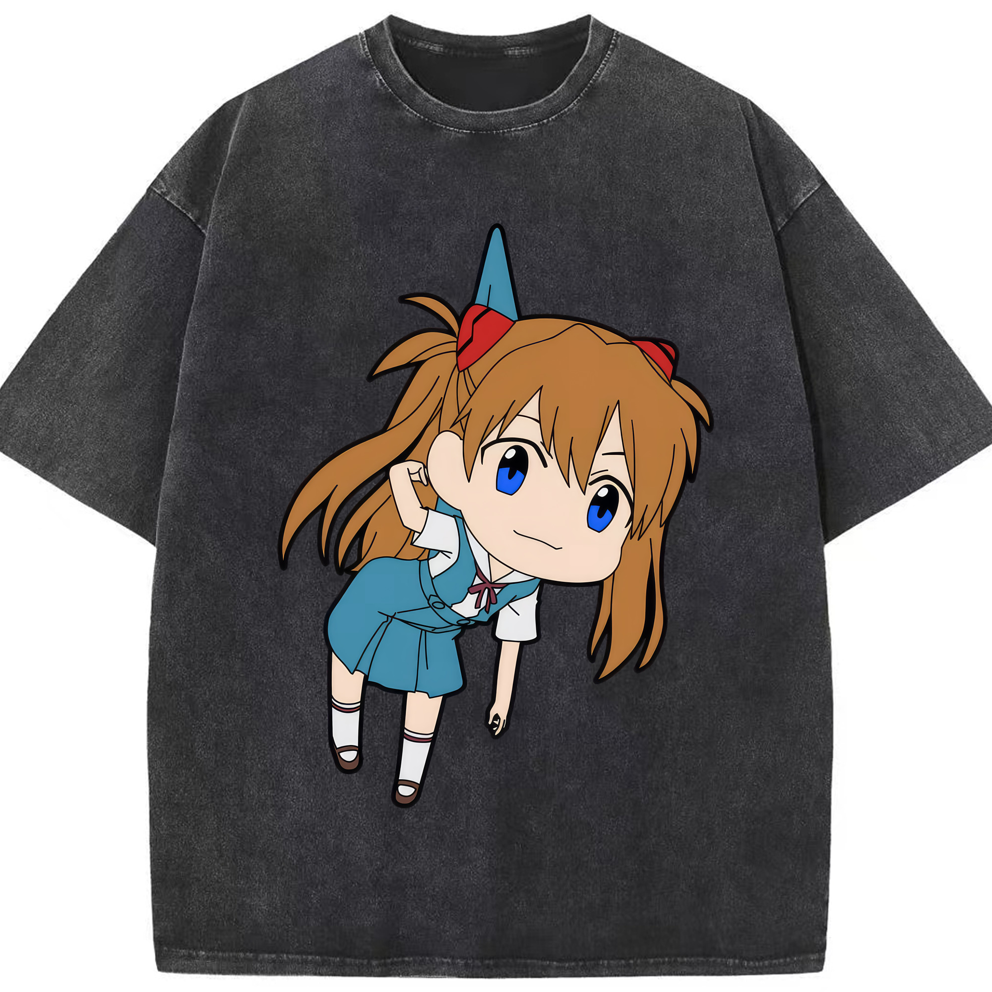 （画像用） EVA 新世紀エヴァンゲリオン 綿100% ヴィンテージ風 半袖Tシャツ（フロントプリント）