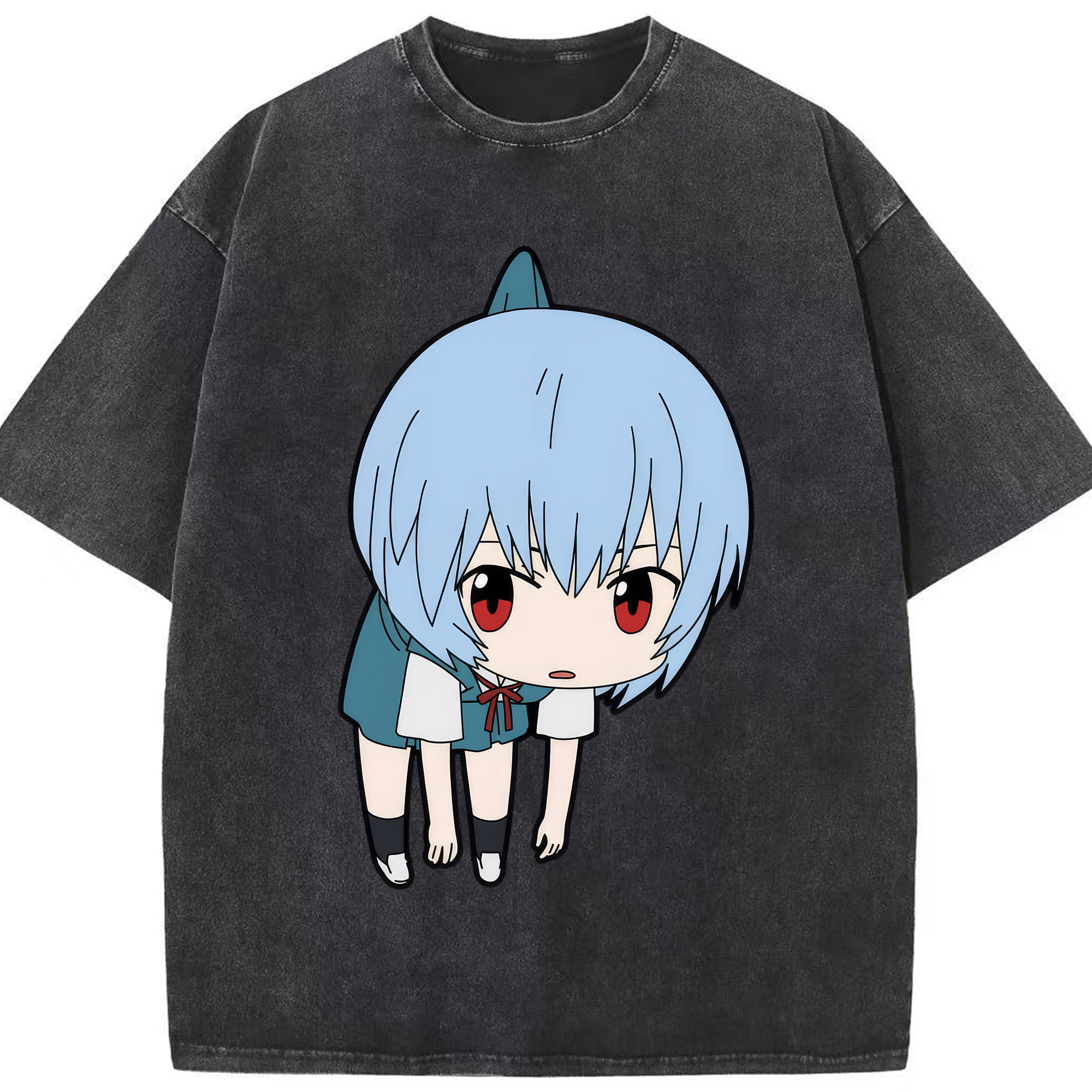 （画像用） EVA 新世紀エヴァンゲリオン 綿100% ヴィンテージ風 半袖Tシャツ（フロントプリント）
