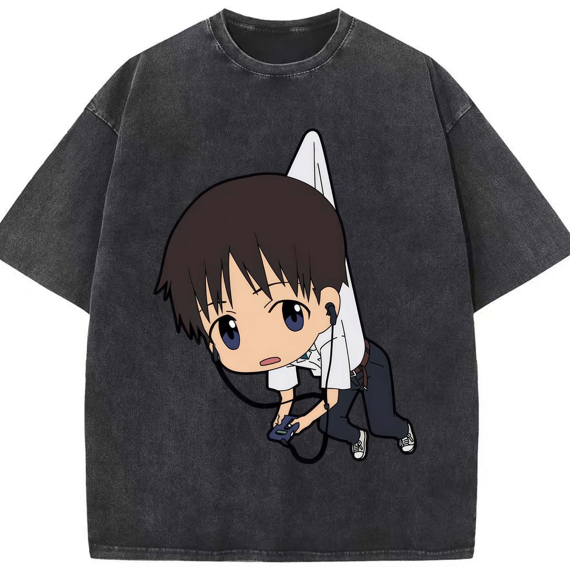 （画像用） EVA 新世紀エヴァンゲリオン 綿100% ヴィンテージ風 半袖Tシャツ（フロントプリント）