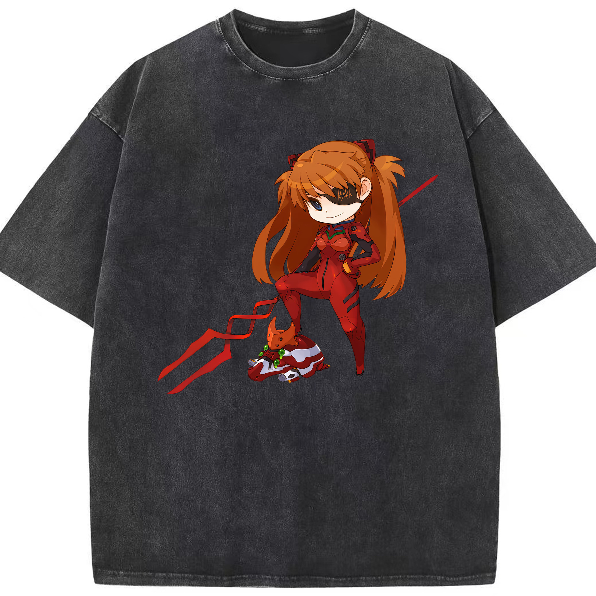 （画像用） EVA 新世紀エヴァンゲリオン 綿100% ヴィンテージ風 半袖Tシャツ（フロントプリント）