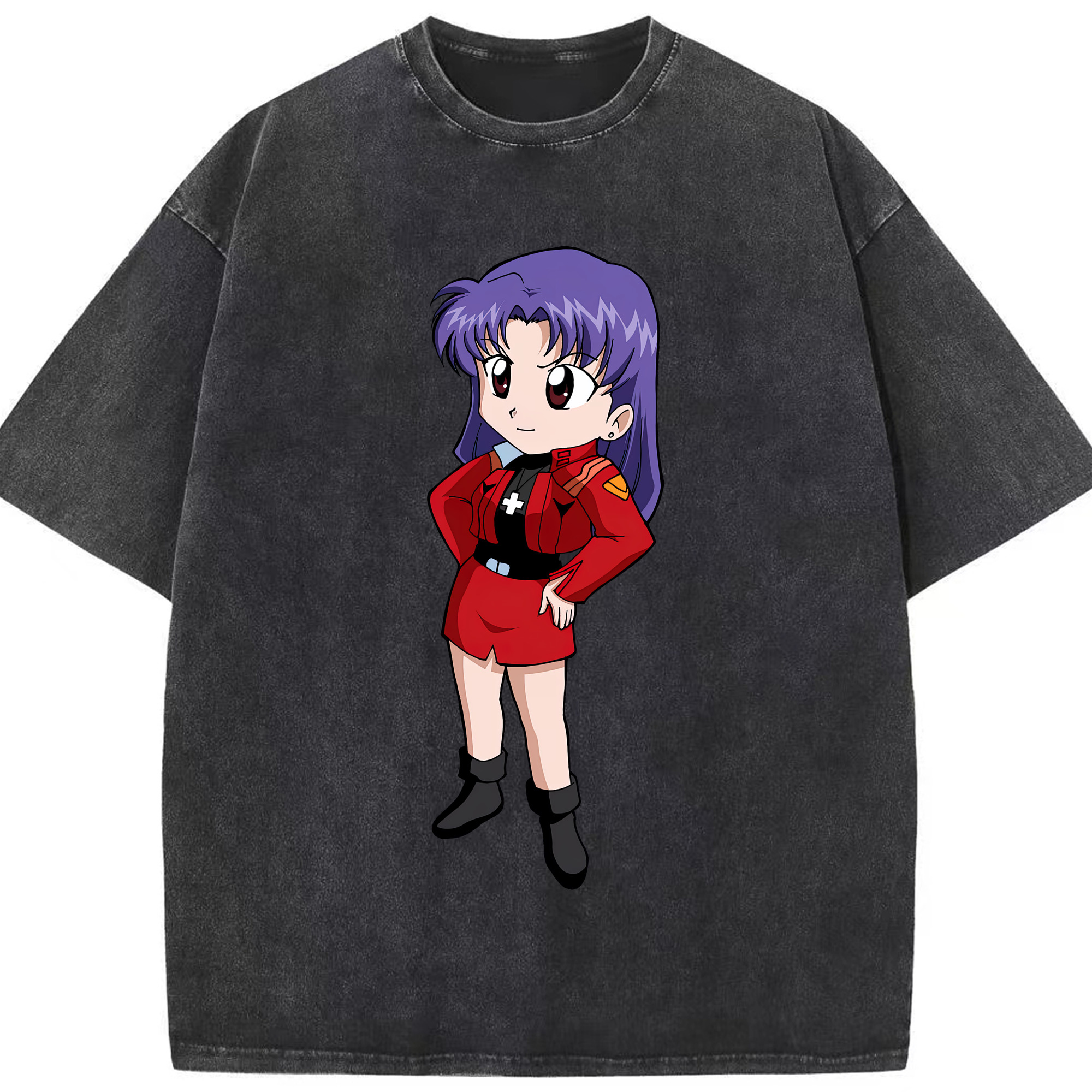（画像用） EVA 新世紀エヴァンゲリオン 綿100% ヴィンテージ風 半袖Tシャツ（フロントプリント）