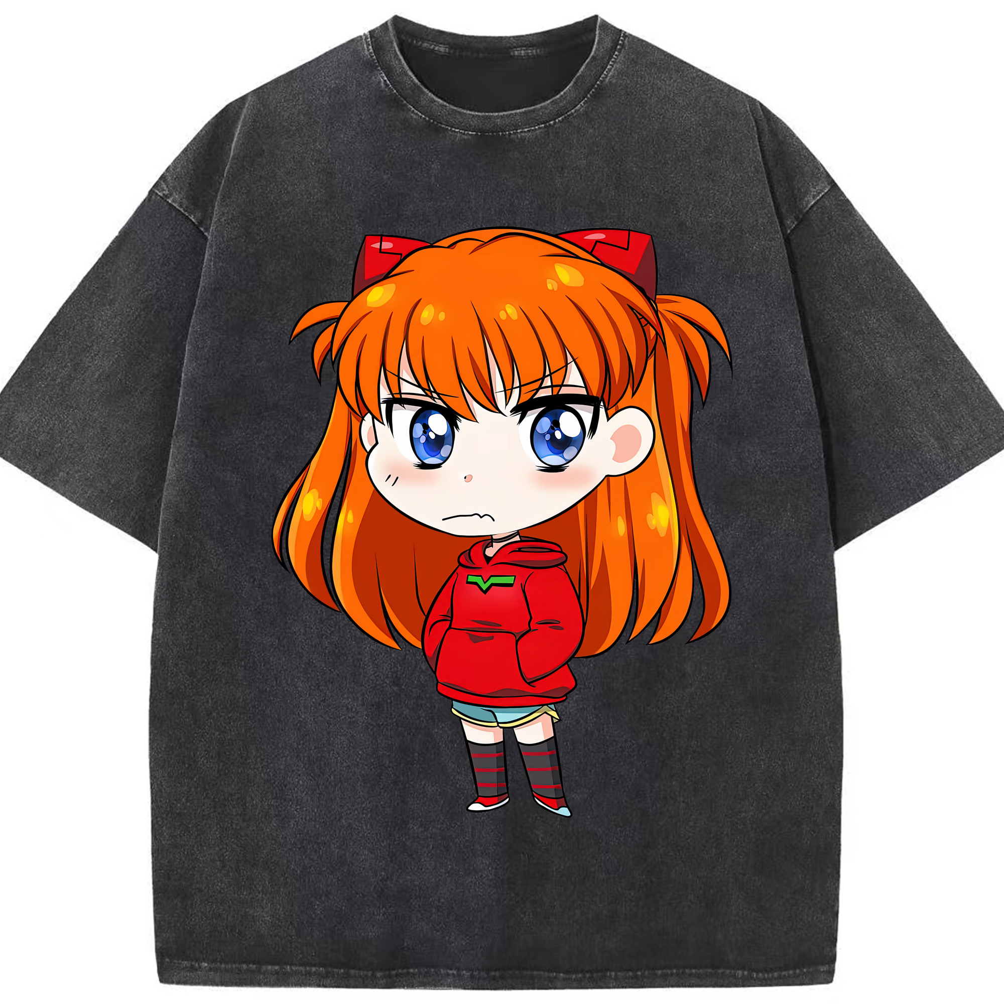 （画像用） EVA 新世紀エヴァンゲリオン 綿100% ヴィンテージ風 半袖Tシャツ（フロントプリント）