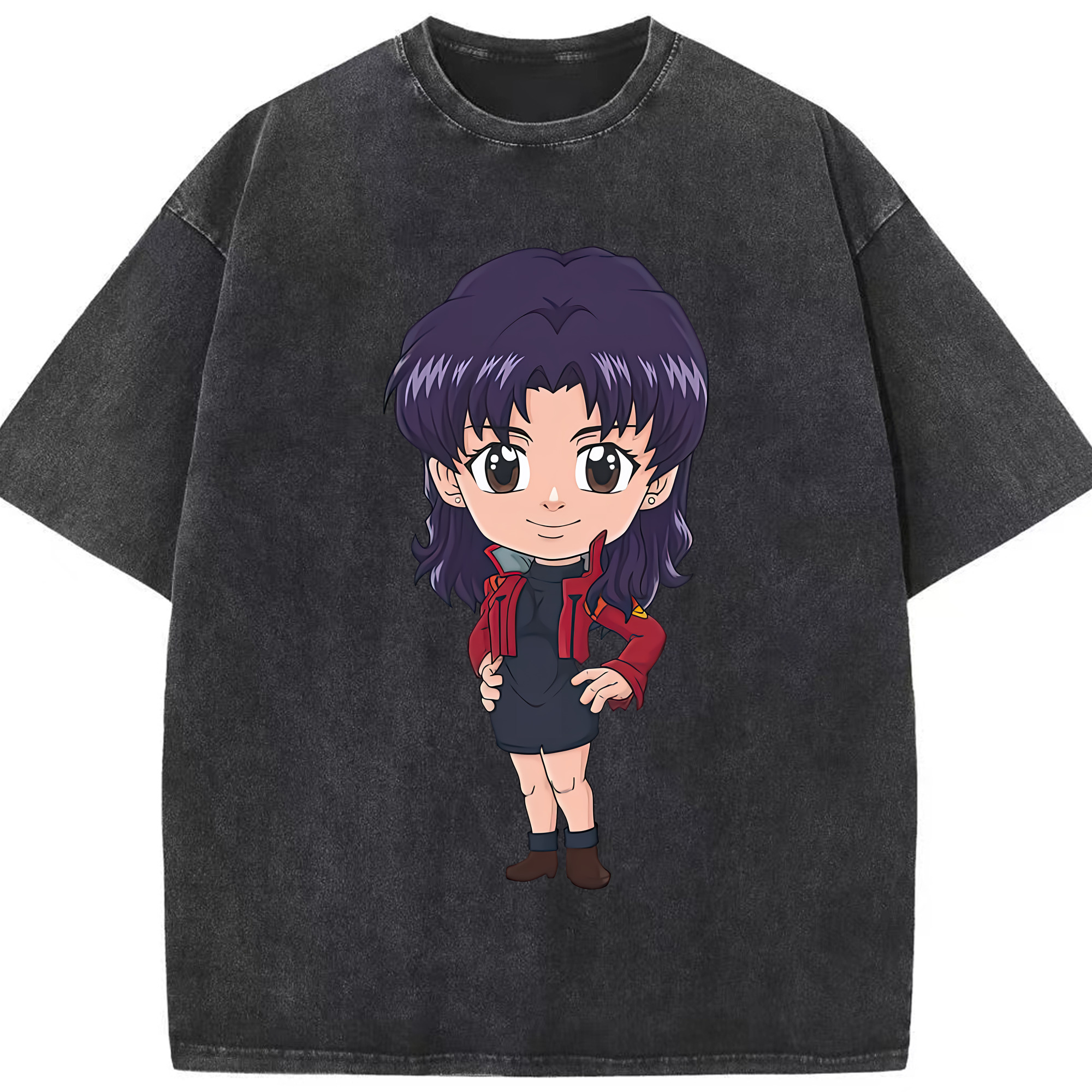 （画像用） EVA 新世紀エヴァンゲリオン 綿100% ヴィンテージ風 半袖Tシャツ（フロントプリント）