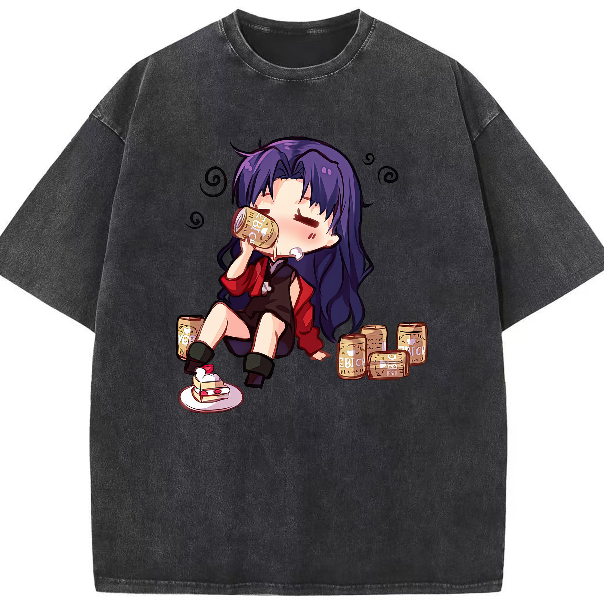 （画像用） EVA 新世紀エヴァンゲリオン 綿100% ヴィンテージ風 半袖Tシャツ（フロントプリント）