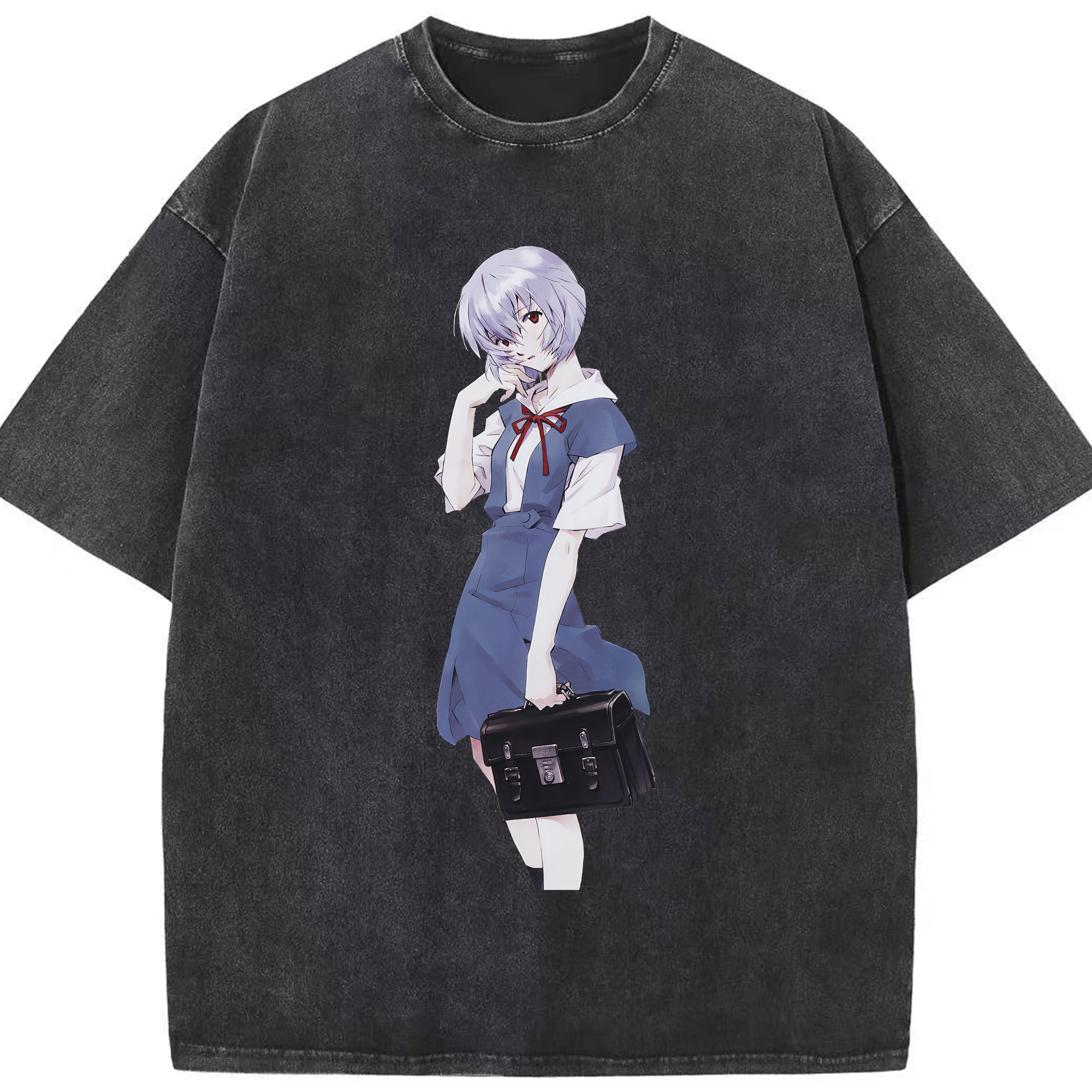 （画像用） EVA 新世紀エヴァンゲリオン 綿100% ヴィンテージ風 半袖Tシャツ（フロントプリント）