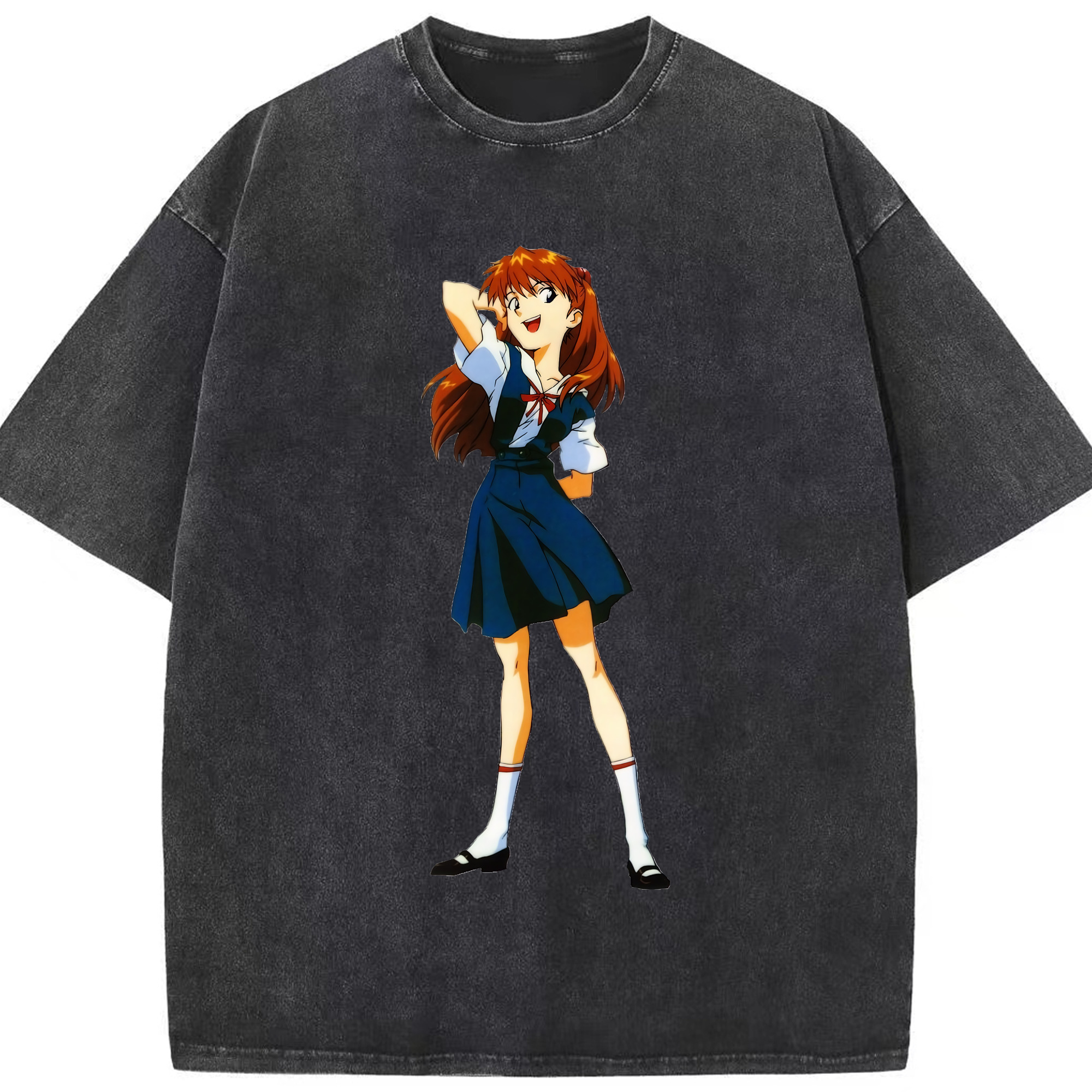 （画像用） EVA 新世紀エヴァンゲリオン 綿100% ヴィンテージ風 半袖Tシャツ（フロントプリント）