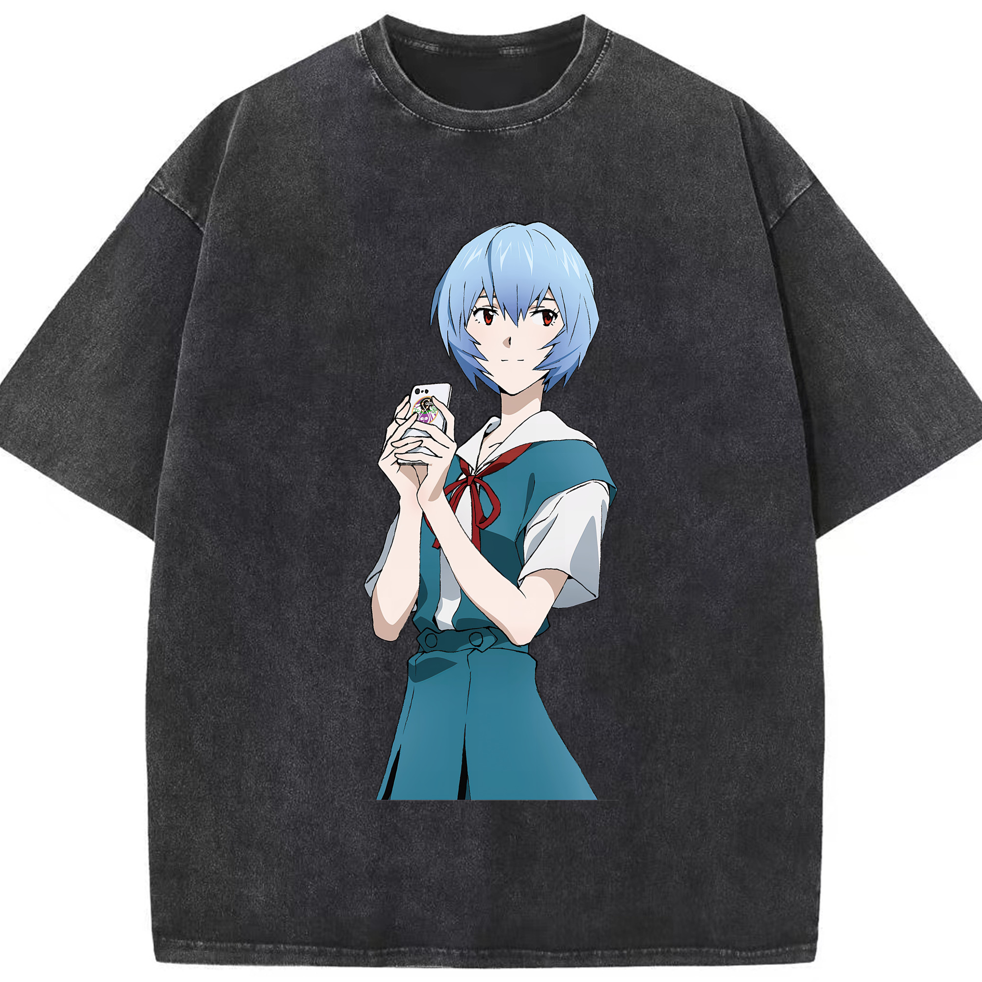（画像用） EVA 新世紀エヴァンゲリオン 綿100% ヴィンテージ風 半袖Tシャツ（フロントプリント）