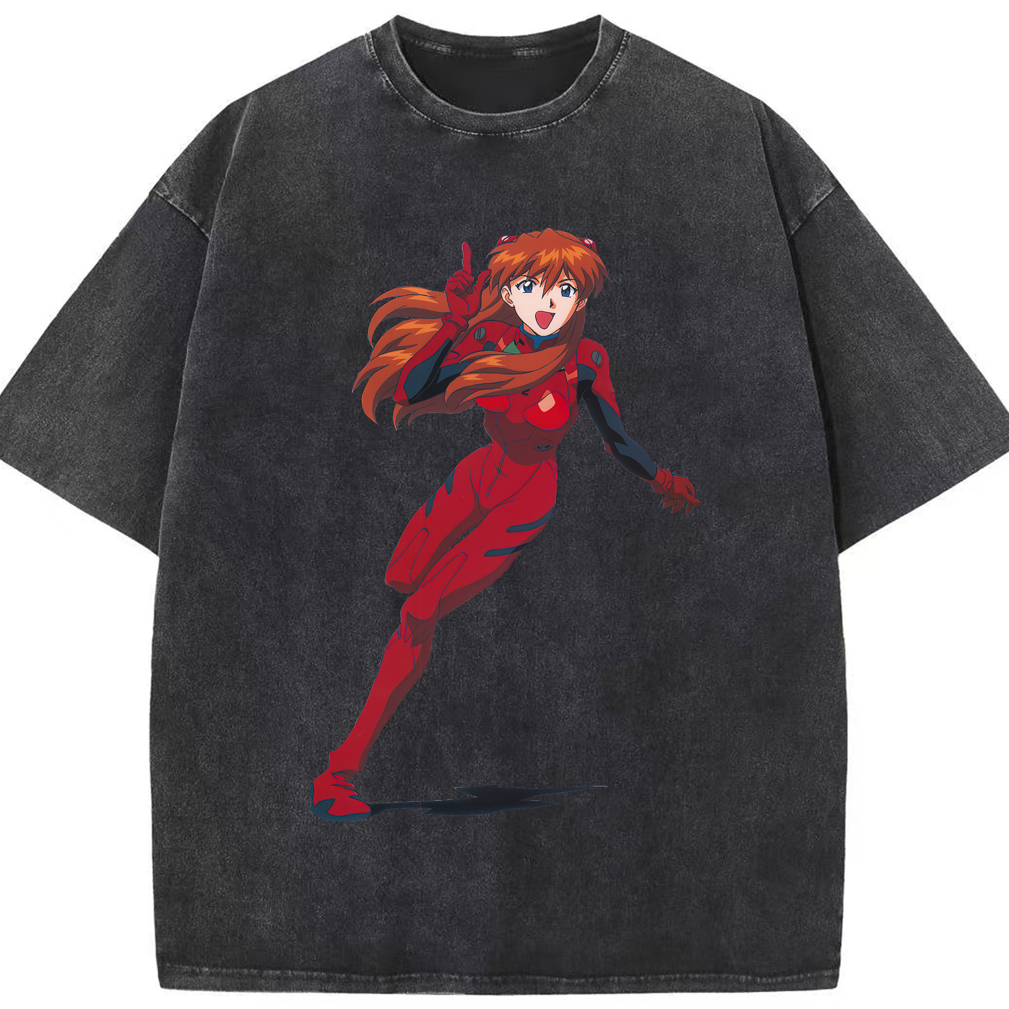 （画像用） EVA 新世紀エヴァンゲリオン 綿100% ヴィンテージ風 半袖Tシャツ（フロントプリント）