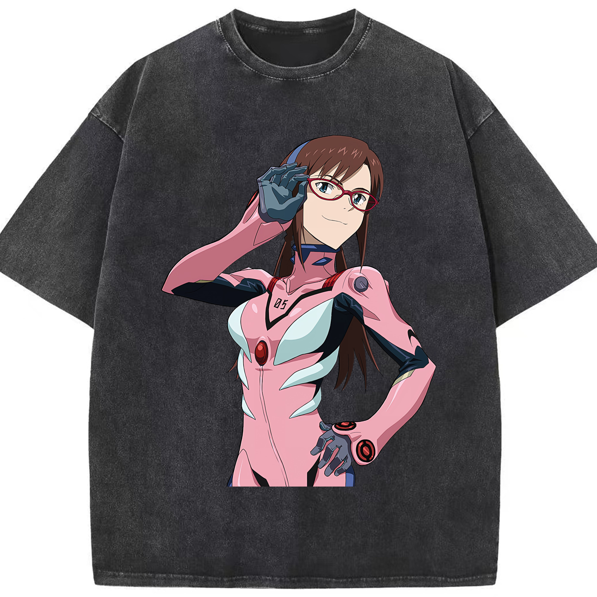 （画像用） EVA 新世紀エヴァンゲリオン 綿100% ヴィンテージ風 半袖Tシャツ（フロントプリント）