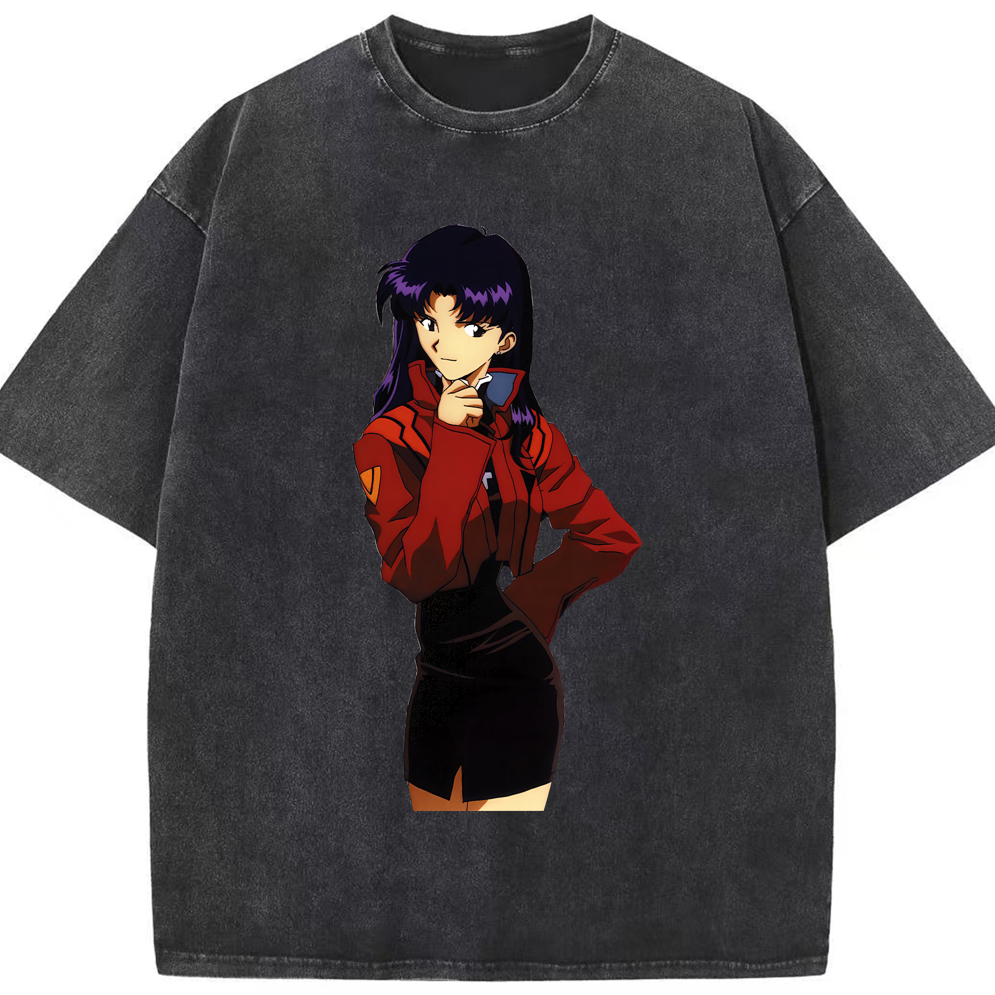 （画像用） EVA 新世紀エヴァンゲリオン 綿100% ヴィンテージ風 半袖Tシャツ（フロントプリント）