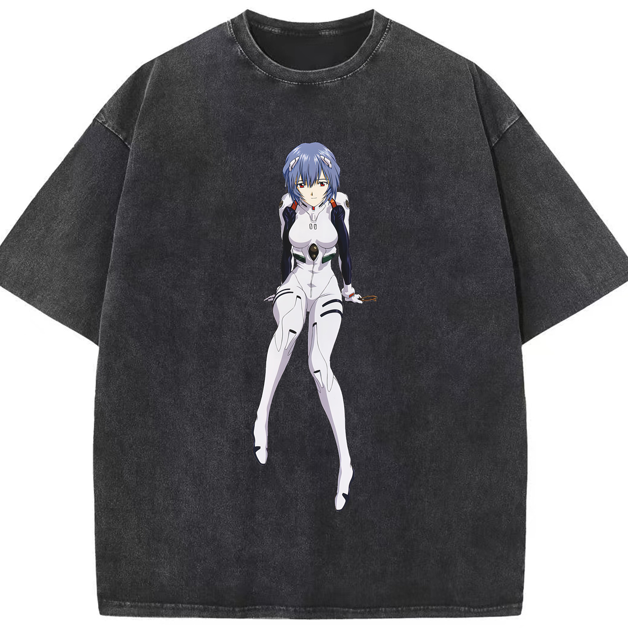 （画像用） EVA 新世紀エヴァンゲリオン 綿100% ヴィンテージ風 半袖Tシャツ（フロントプリント）