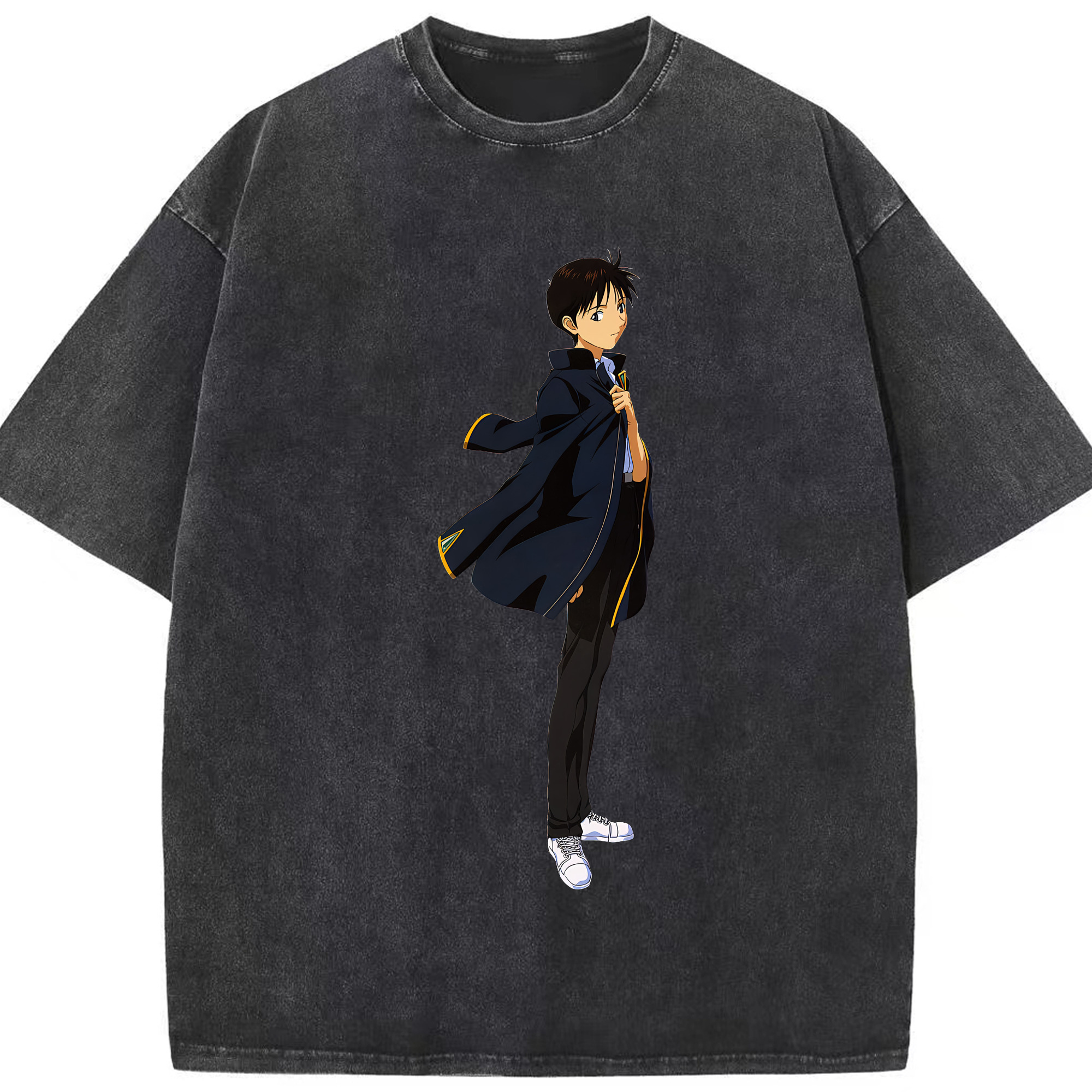 （画像用） EVA 新世紀エヴァンゲリオン 綿100% ヴィンテージ風 半袖Tシャツ（フロントプリント）