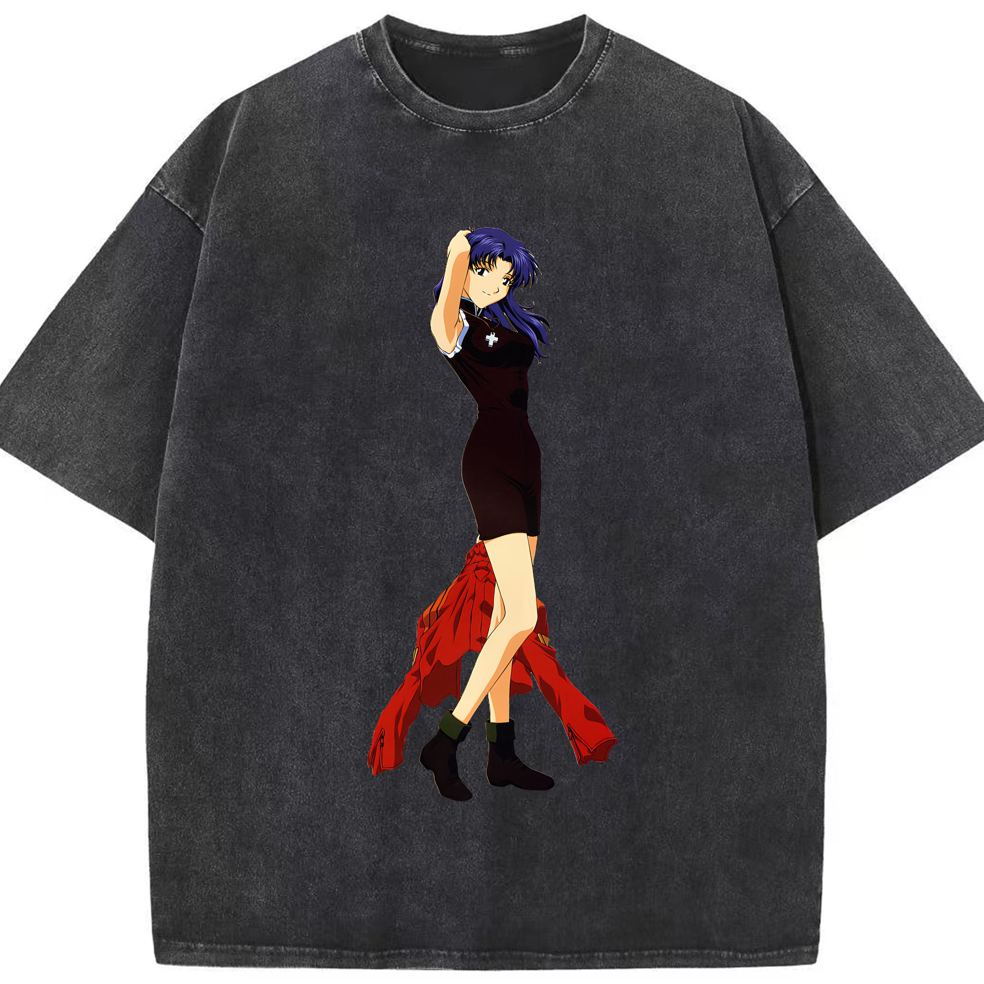 （画像用） EVA 新世紀エヴァンゲリオン 綿100% ヴィンテージ風 半袖Tシャツ（フロントプリント）